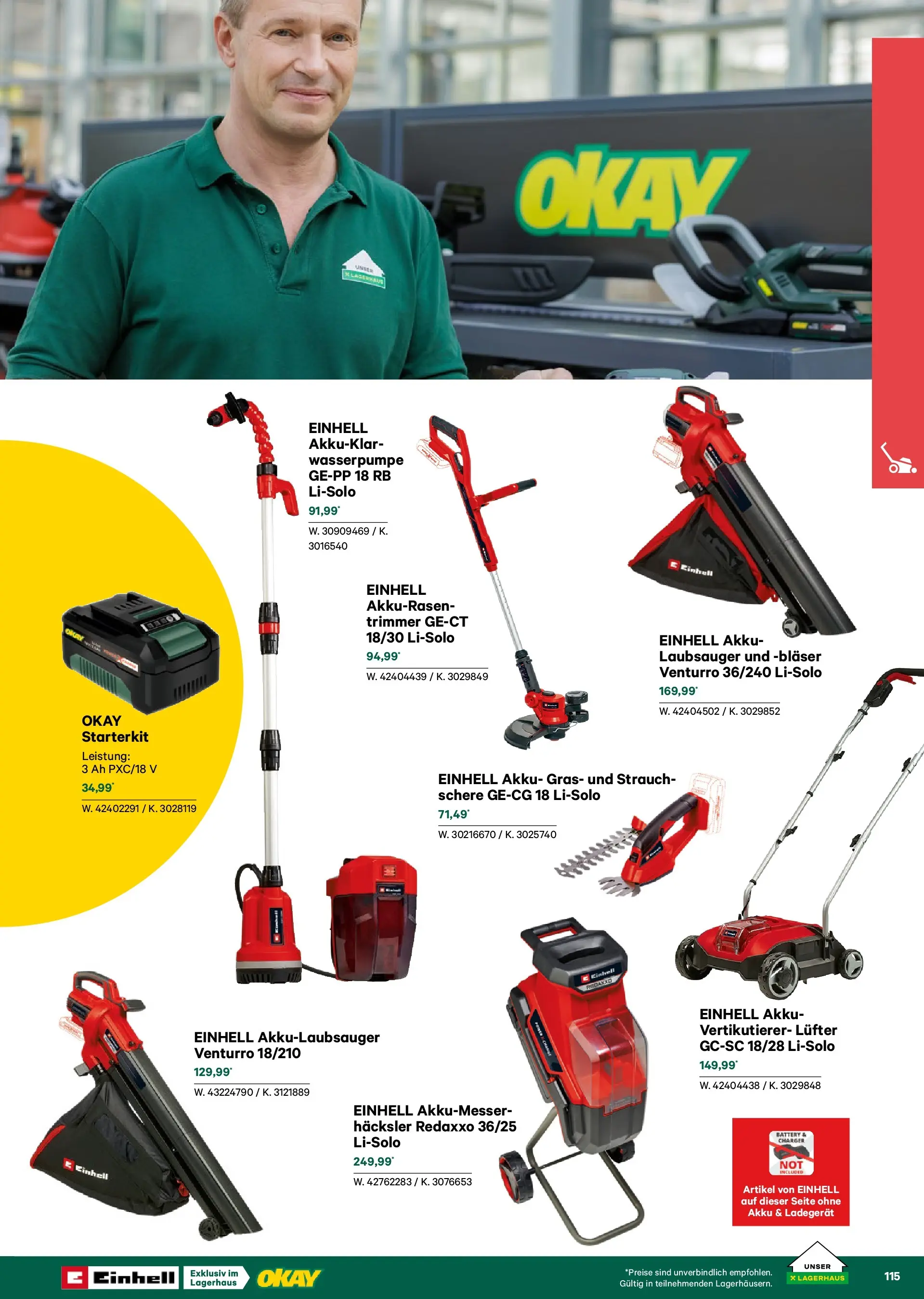 Lagerhaus Garten & Freizeit Katalog 2026 - Regau, Weyer von 01.03.2026 - Aktuelle Angebote | Seite: 115