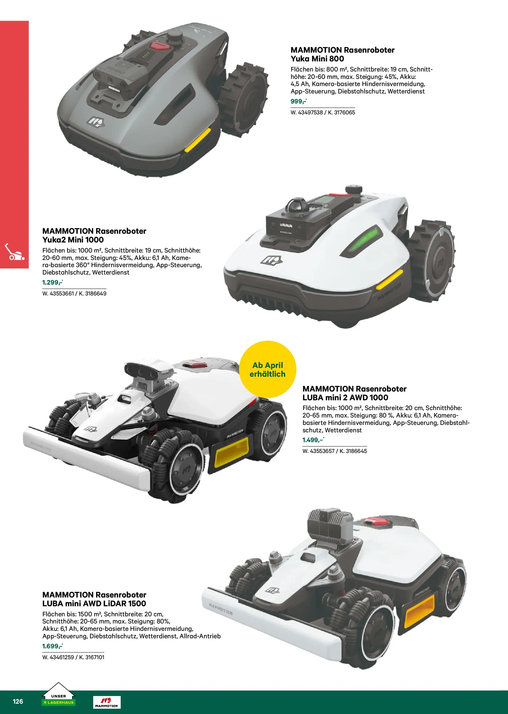 Lagerhaus Garten & Freizeit Katalog 2026 - Regau, Weyer von 01.03.2026 - Aktuelle Angebote | Seite: 126 | Produkte: Kamera