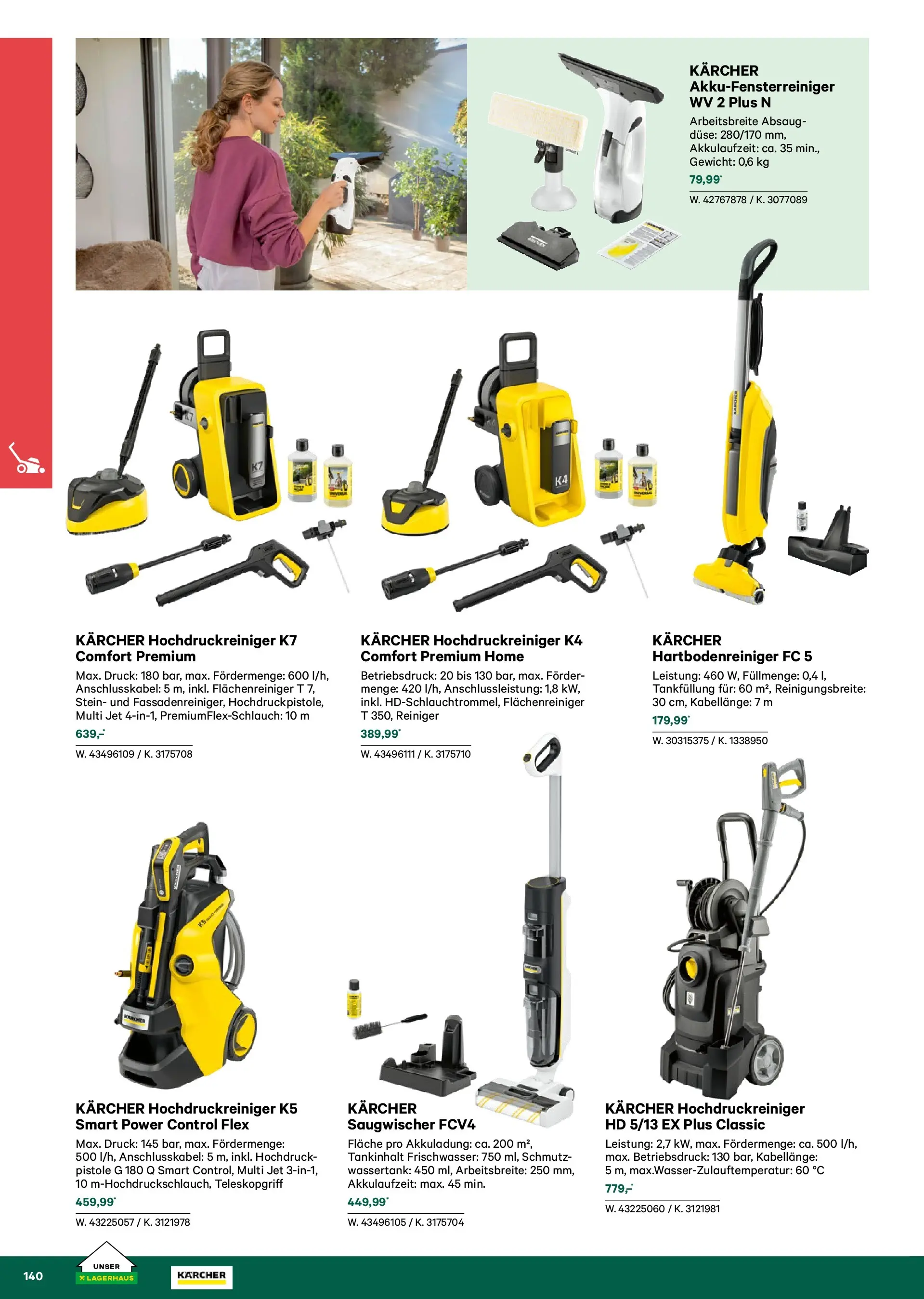 Lagerhaus Garten & Freizeit Katalog 2026 - Regau, Weyer von 01.03.2026 - Aktuelle Angebote | Seite: 140 | Produkte: Gewicht