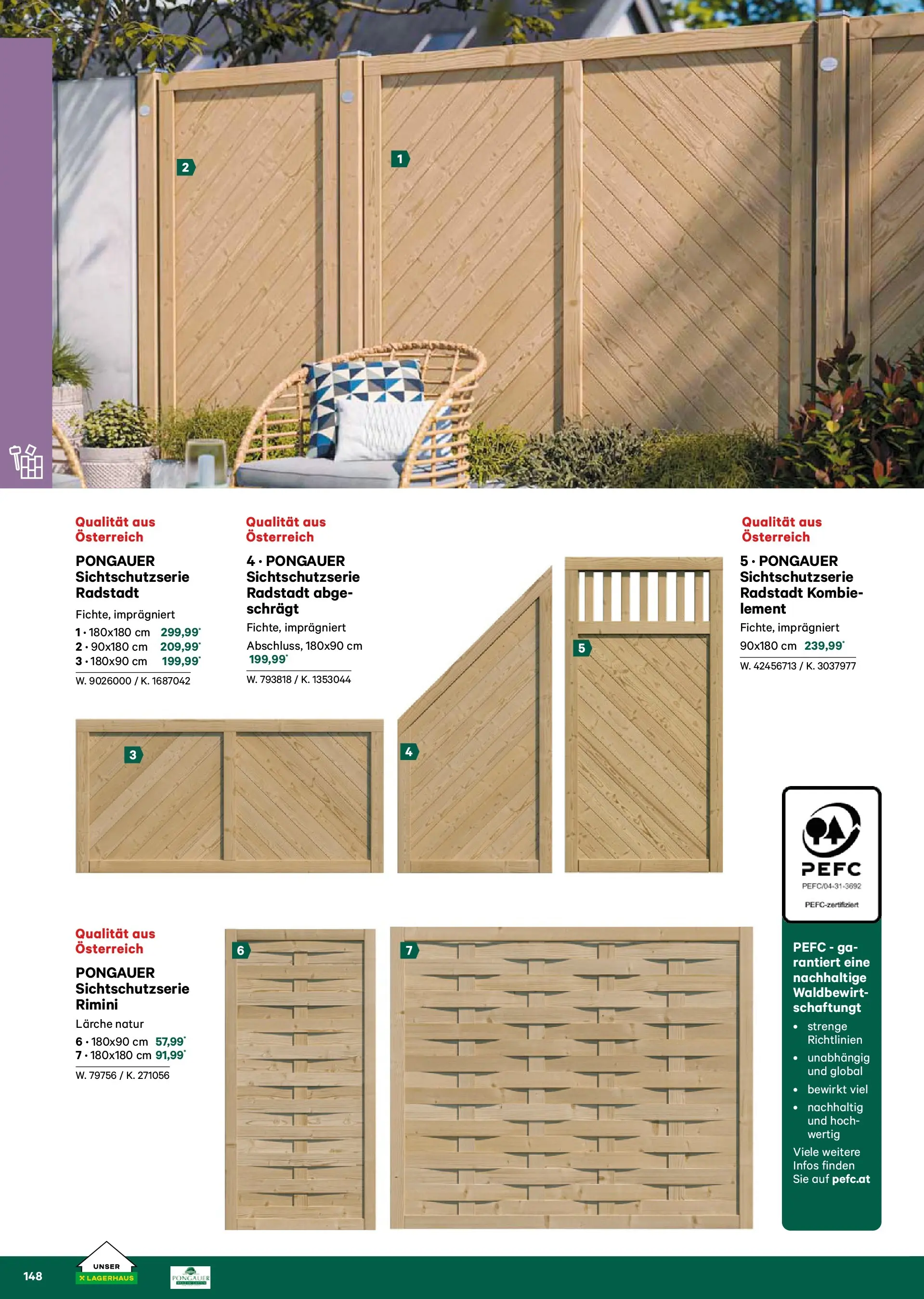 Lagerhaus Garten & Freizeit Katalog 2026 - Regau, Weyer von 01.03.2026 - Aktuelle Angebote | Seite: 148