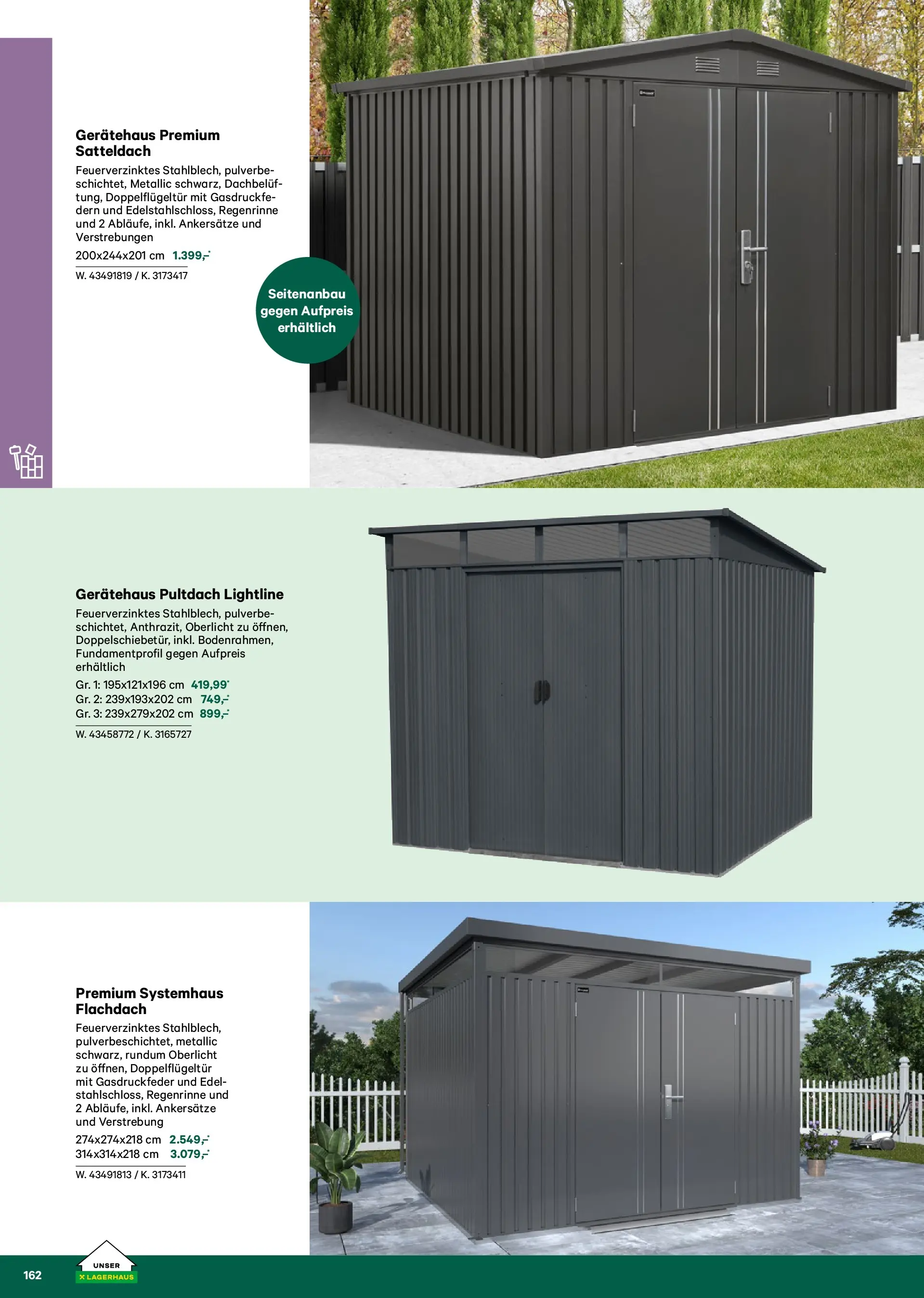 Lagerhaus Garten & Freizeit Katalog 2026 - Regau, Weyer von 01.03.2026 - Aktuelle Angebote | Seite: 162