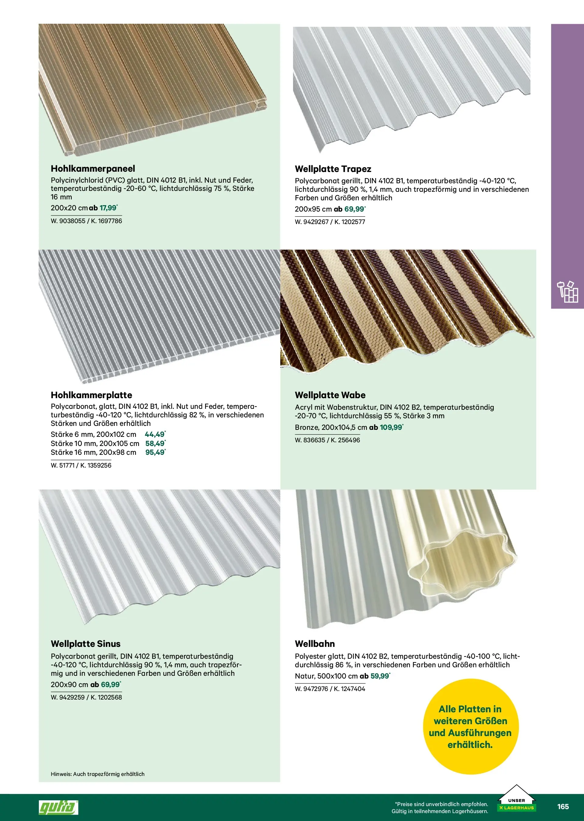 Lagerhaus Garten & Freizeit Katalog 2026 - Regau, Weyer von 01.03.2026 - Aktuelle Angebote | Seite: 165