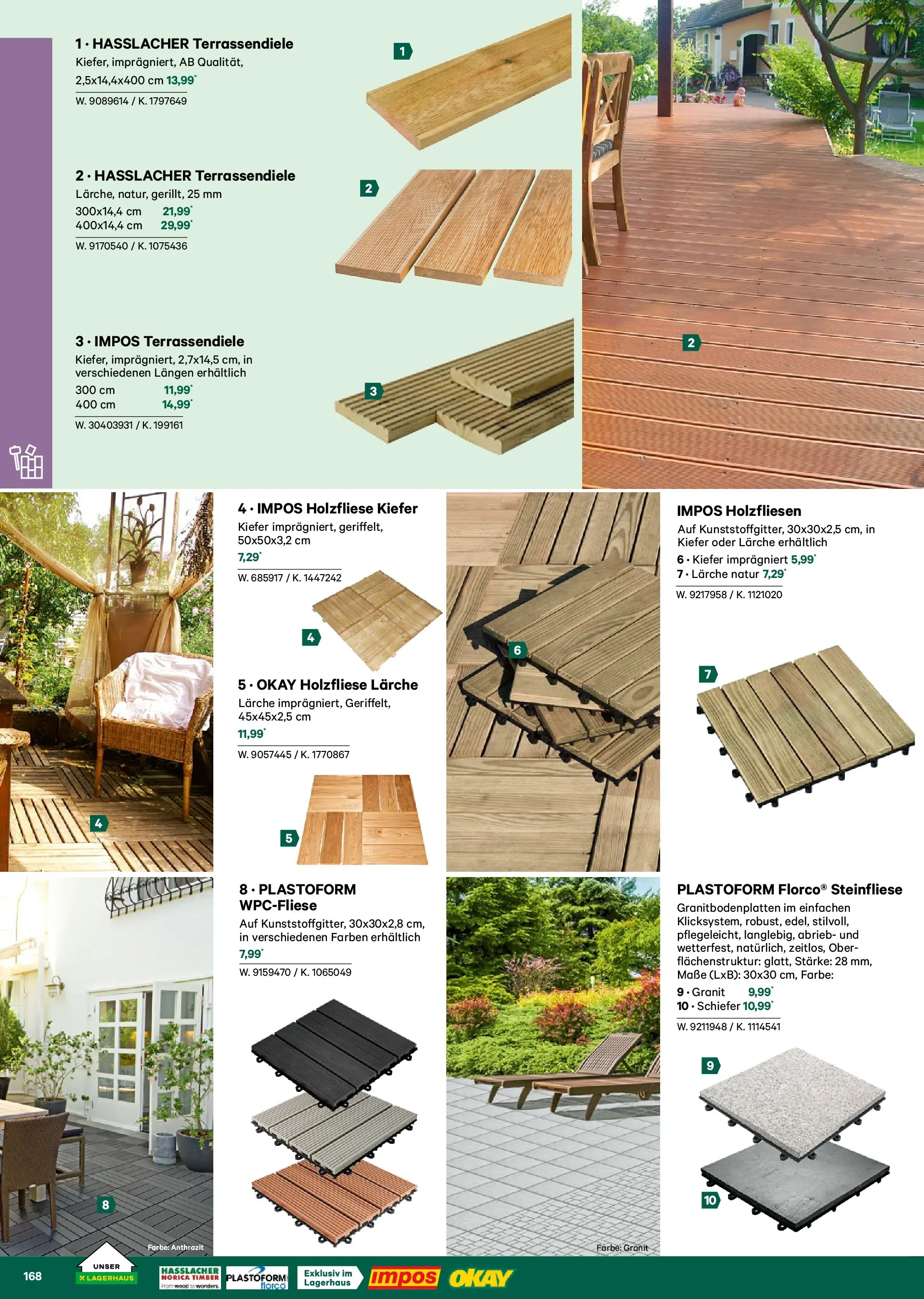 Lagerhaus Garten & Freizeit Katalog 2026 - Regau, Weyer von 01.03.2026 - Aktuelle Angebote | Seite: 168