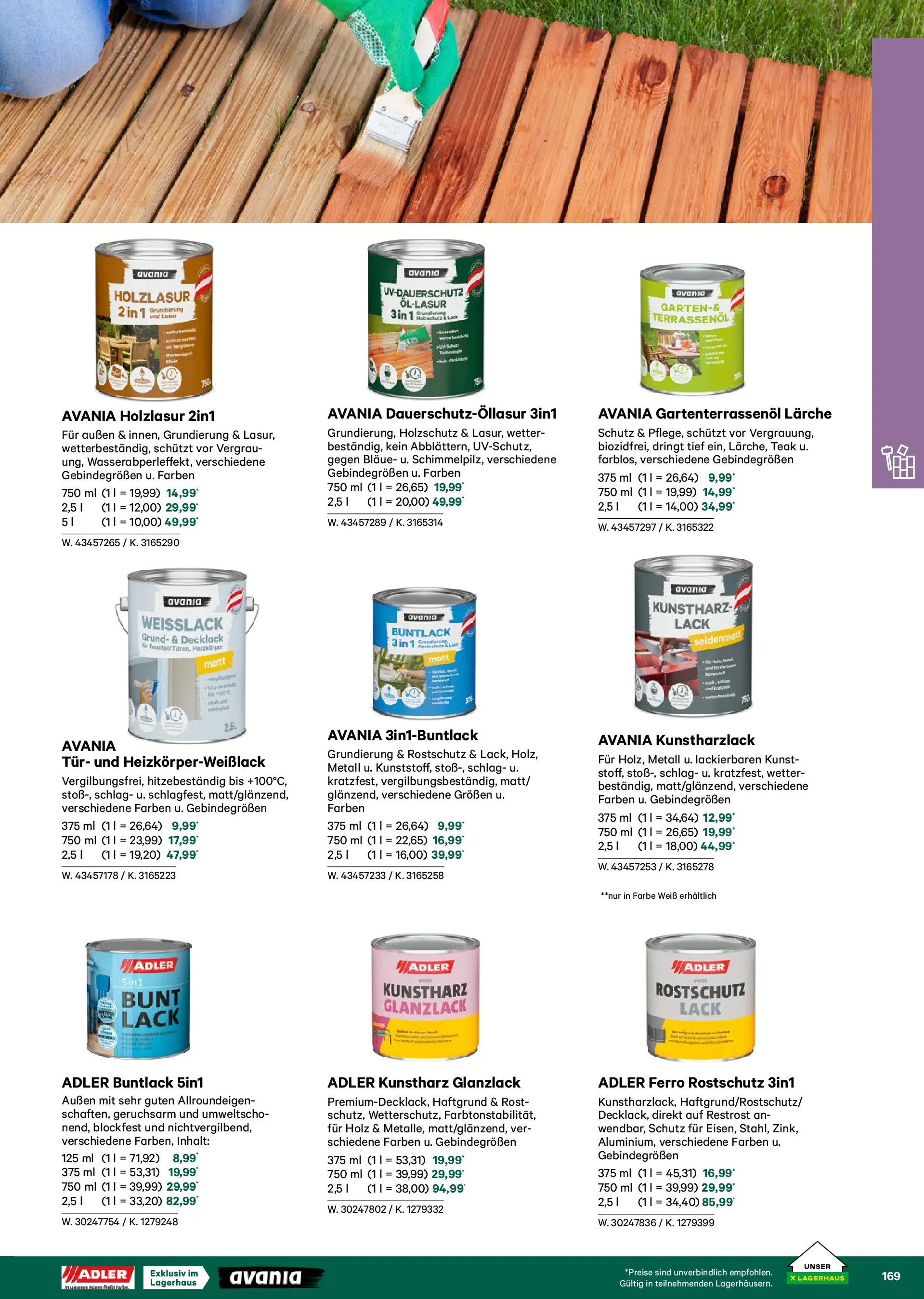 Lagerhaus Garten & Freizeit Katalog 2026 - Regau, Weyer von 01.03.2026 - Aktuelle Angebote | Seite: 169 | Produkte: Heizkörper