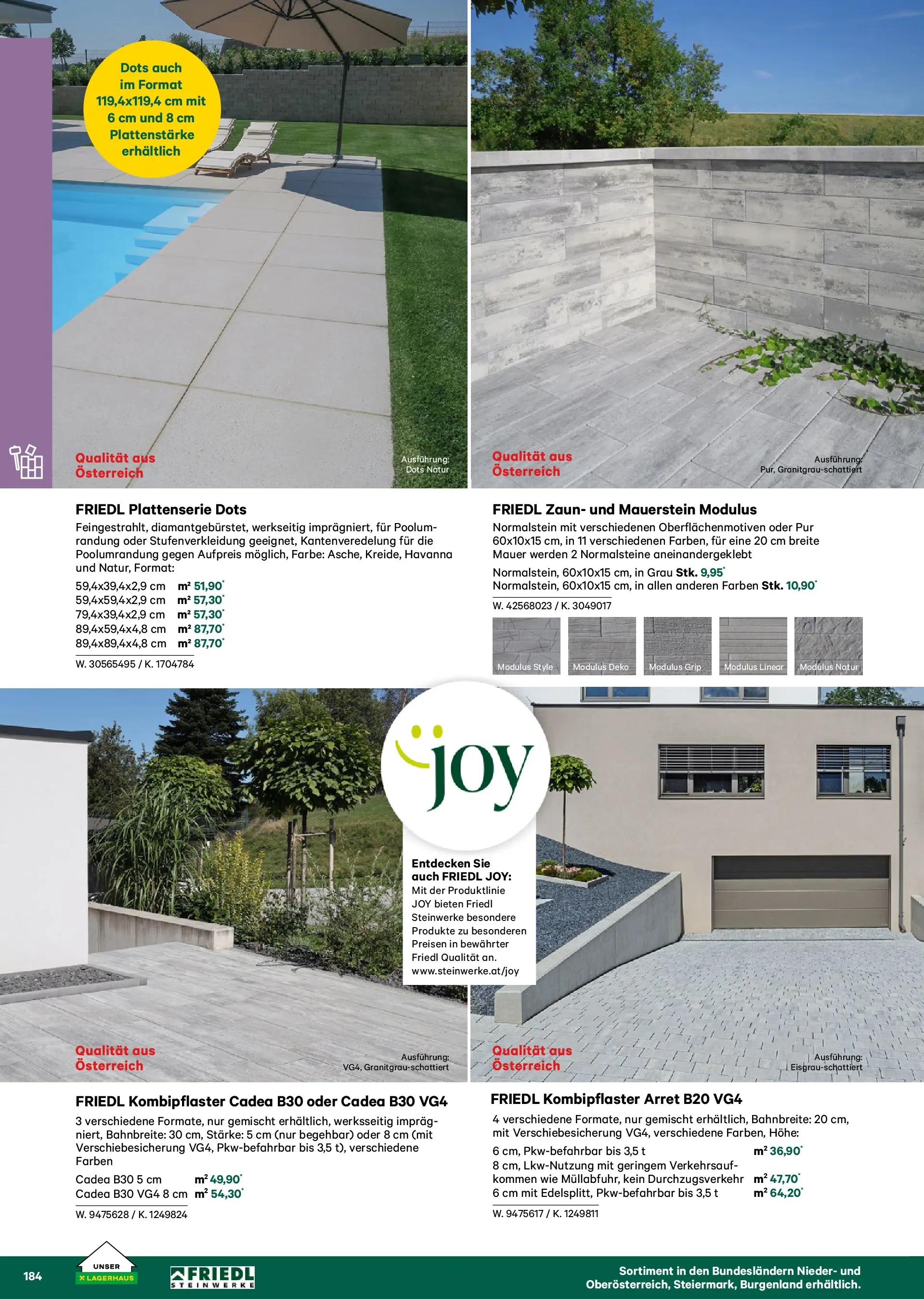 Lagerhaus Garten & Freizeit Katalog 2026 - Regau, Weyer von 01.03.2026 - Aktuelle Angebote | Seite: 184