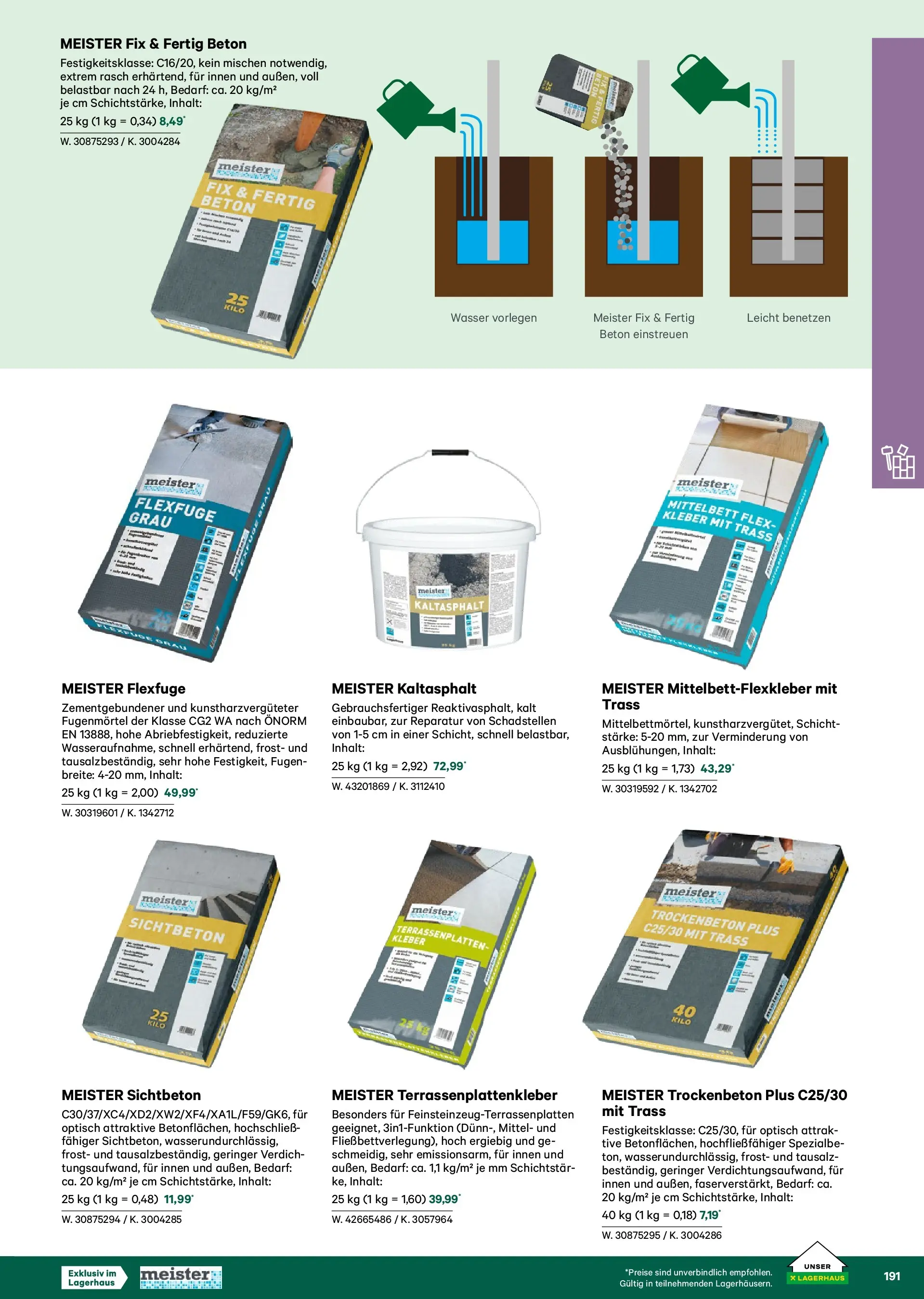 Lagerhaus Garten & Freizeit Katalog 2026 - Regau, Weyer von 01.03.2026 - Aktuelle Angebote | Seite: 191 | Produkte: Wasser