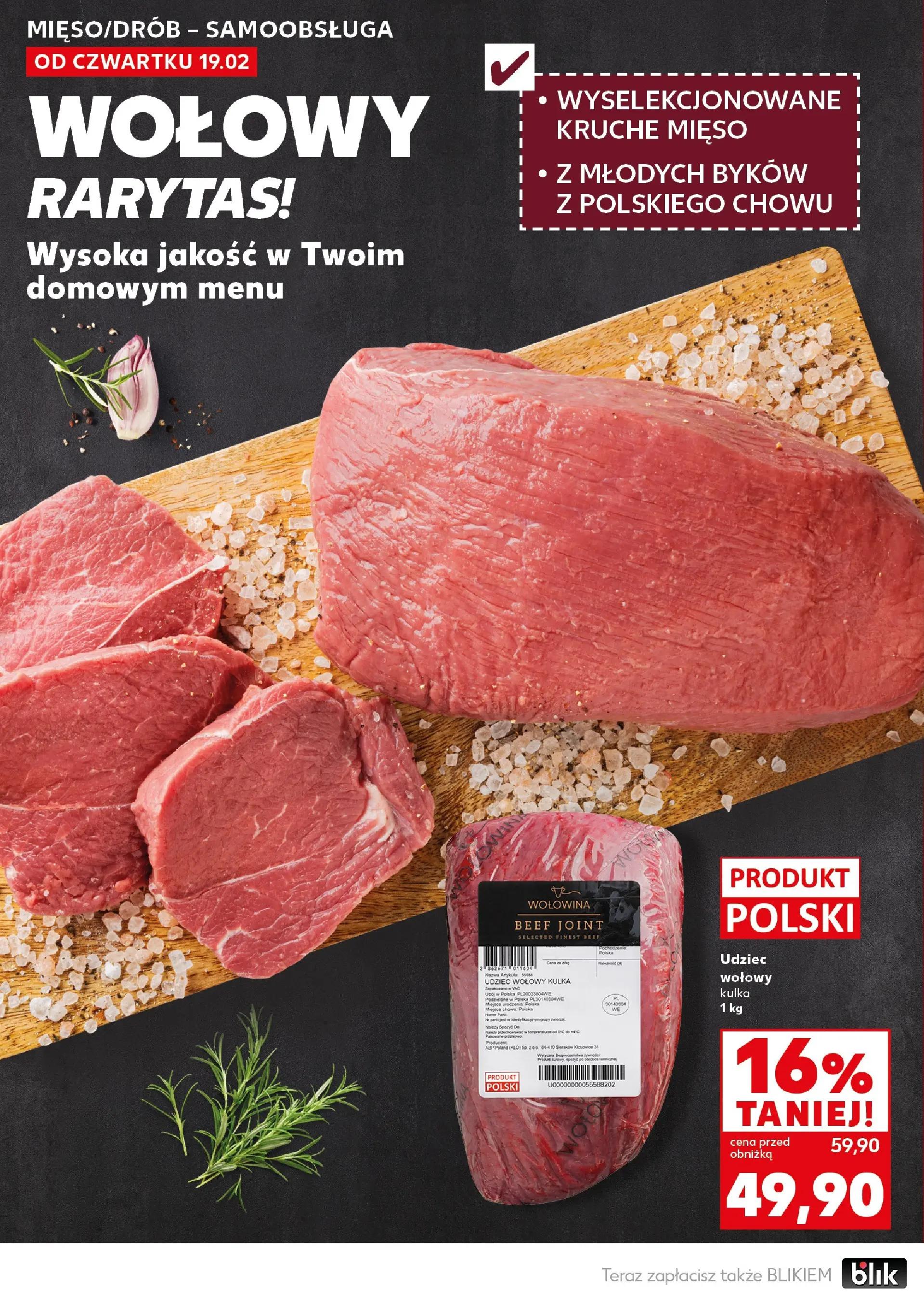 Kaufland gazetka - Super Sobota od 21.02.2026 - od jutra PDF | Strona: 12 | Produkty: Mięso, Wołowina