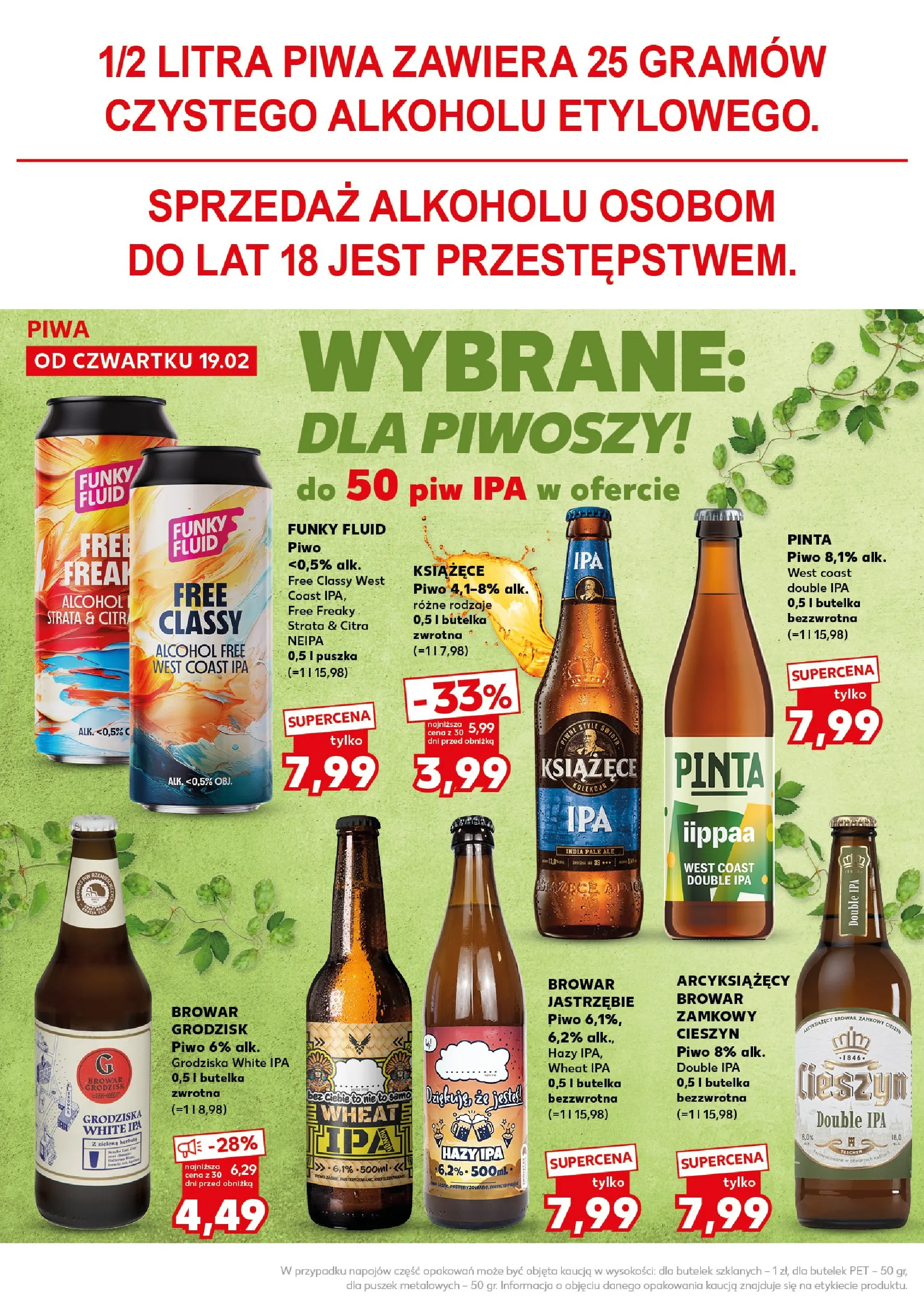 Kaufland gazetka - Super Sobota od 21.02.2026 - od jutra PDF | Strona: 22 | Produkty: Piwo, Herbata