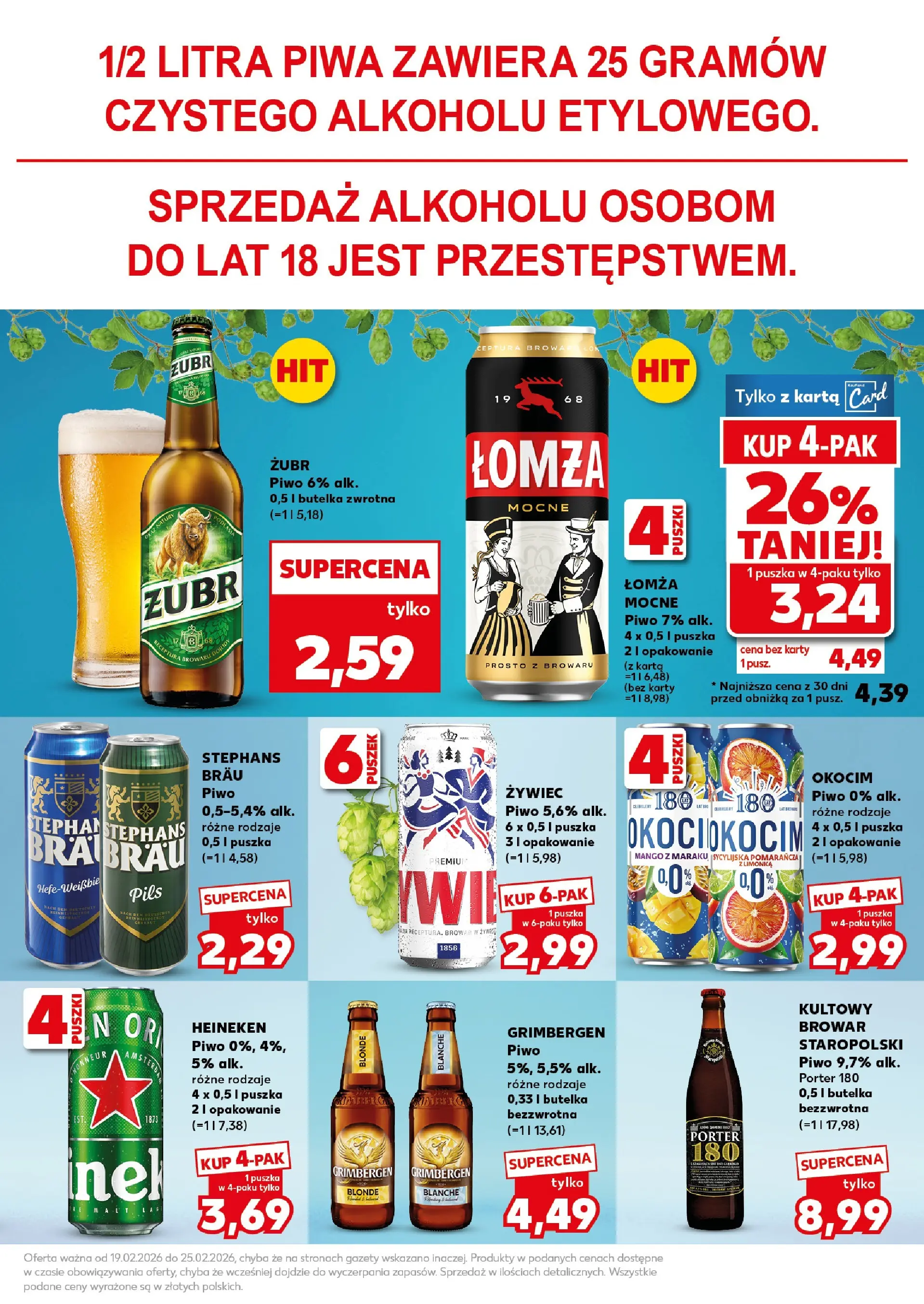 Kaufland gazetka - Super Sobota od 21.02.2026 - od jutra PDF | Strona: 23 | Produkty: Mango, Karta, Limonka, Piwo