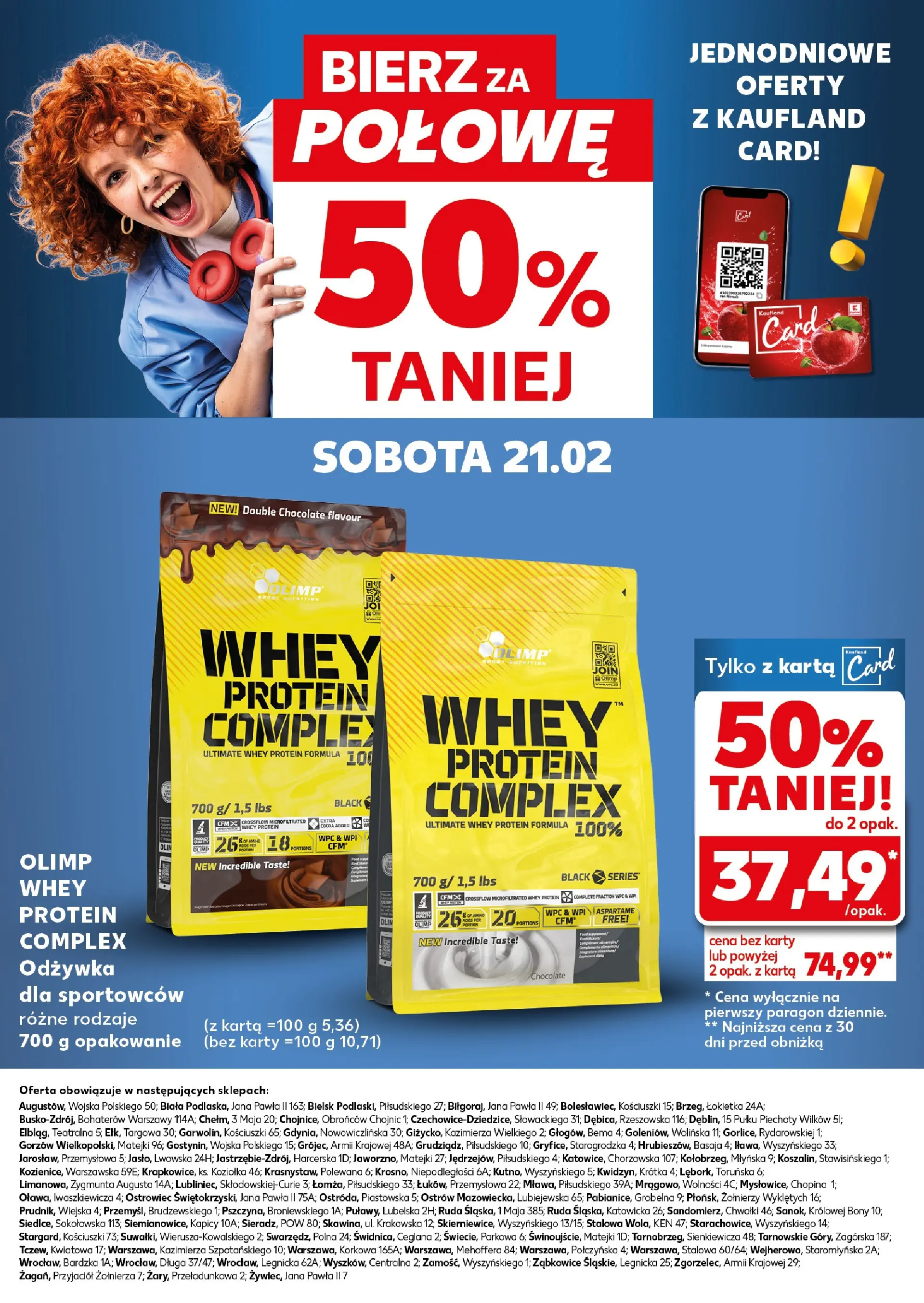 Kaufland gazetka - Super Sobota od 21.02.2026 - od jutra PDF | Strona: 28 | Produkty: Karta, Odżywka