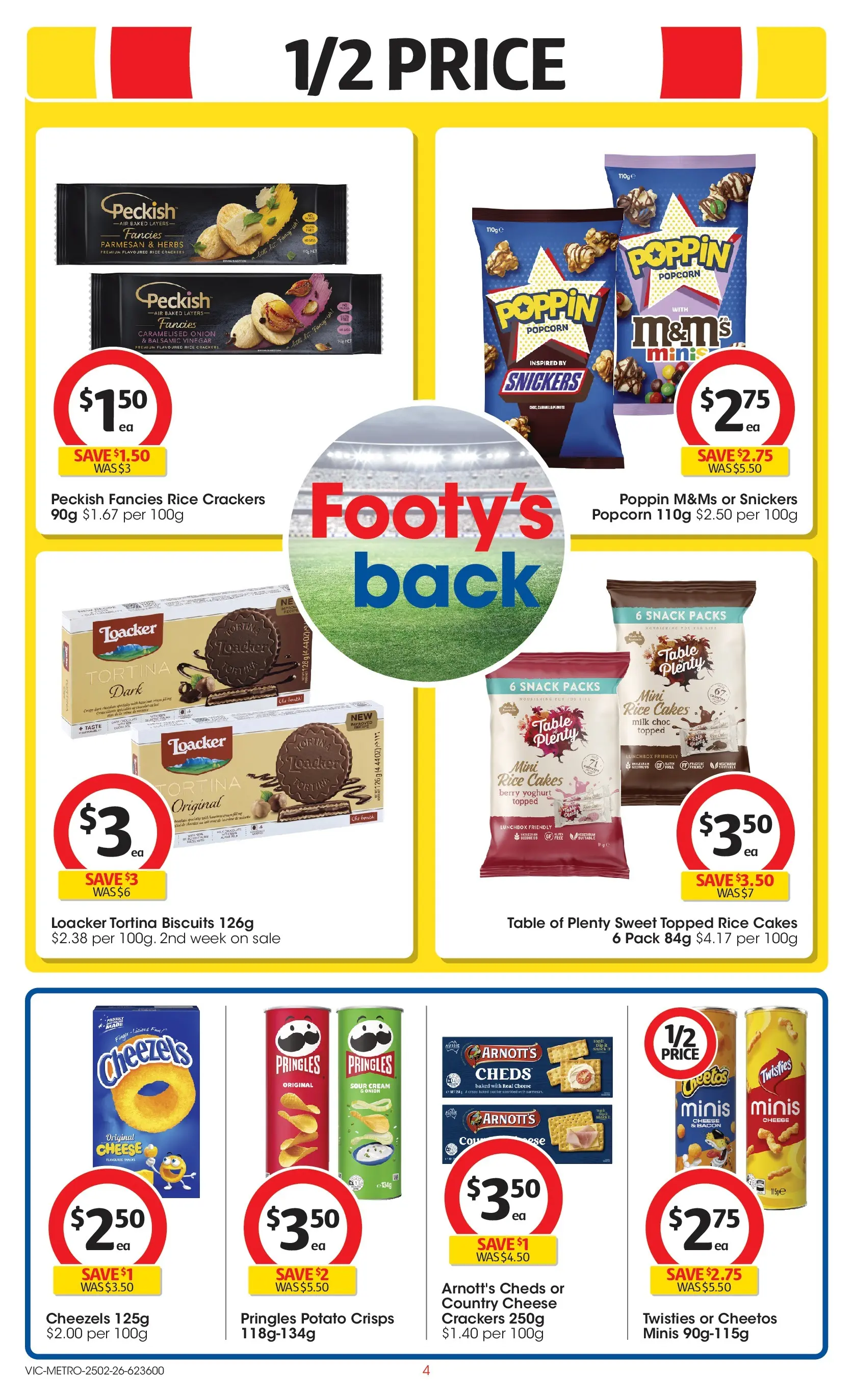 ﻿Coles catalogue valid from 25/02/2026 > Online Australia | Page: 4 | Products: Table, Bacon, Yoghurt, Vinegar