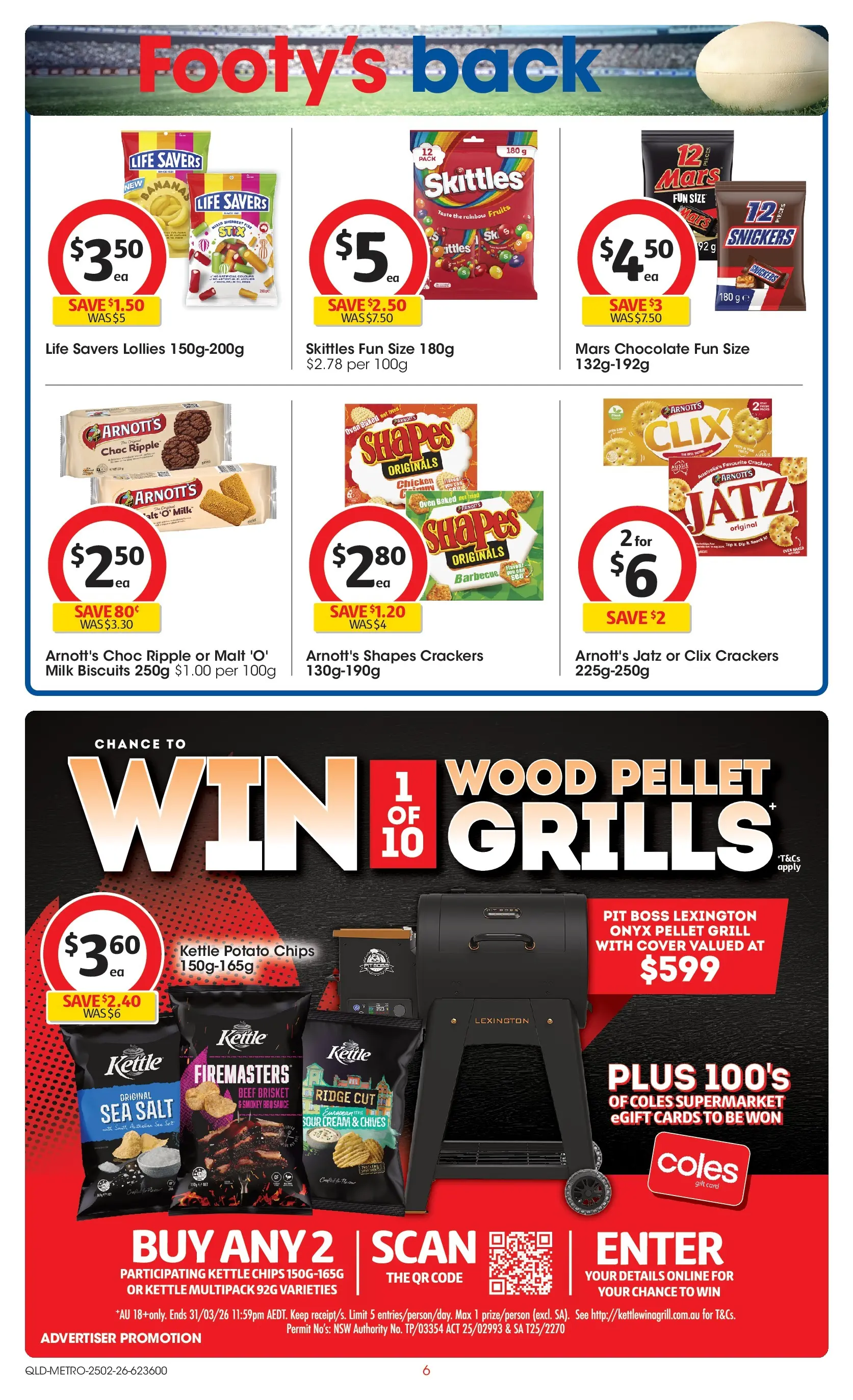 ﻿Coles catalogue valid from 25/02/2026 > Online Australia | Page: 6 | Products: Milk, Biscuits, Salt, Oven