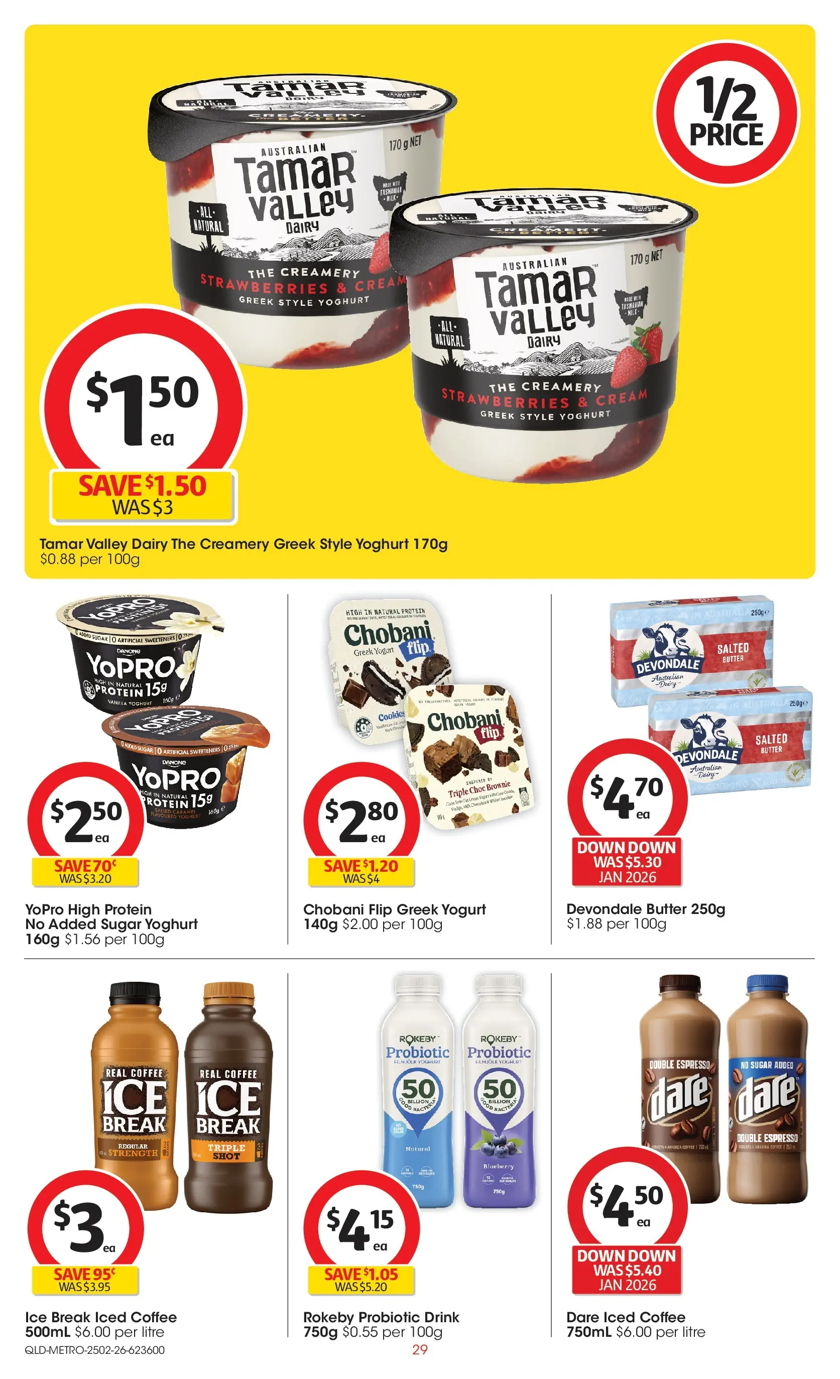 ﻿Coles catalogue valid from 25/02/2026 > Online Australia | Page: 29 | Products: Milk, Dairy, Coffee, Sugar