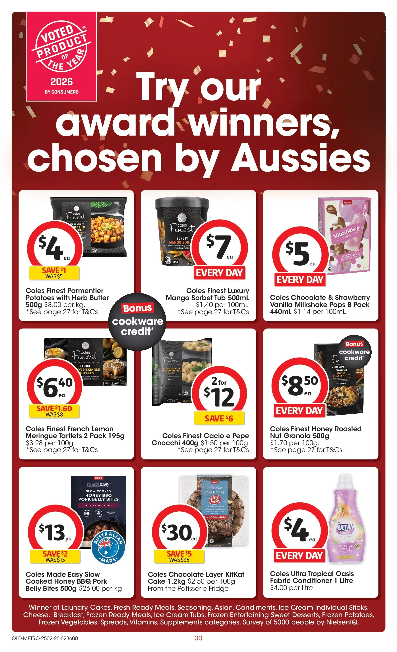 ﻿Coles catalogue valid from 25/02/2026 > Online Australia | Page: 30 | Products: Herb, Conditioner, Granola, Lemon