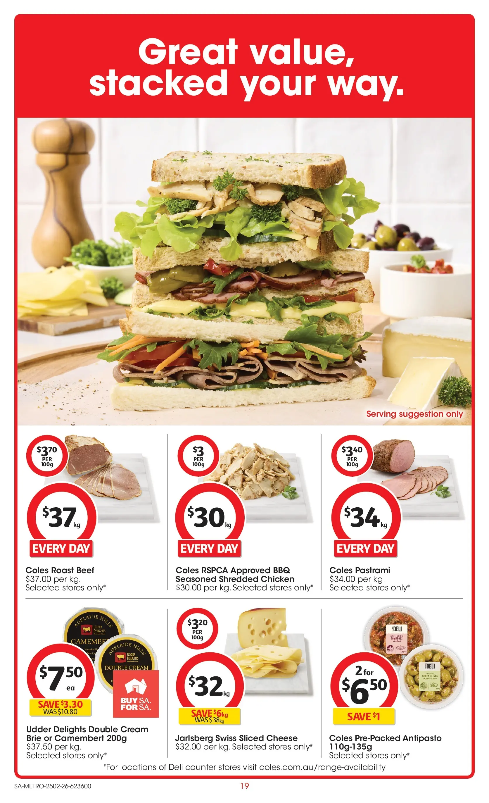 ﻿Coles catalogue valid from 25/02/2026 > Online Australia | Page: 19 | Products: Chicken, Tomatoes, Beef, Cream
