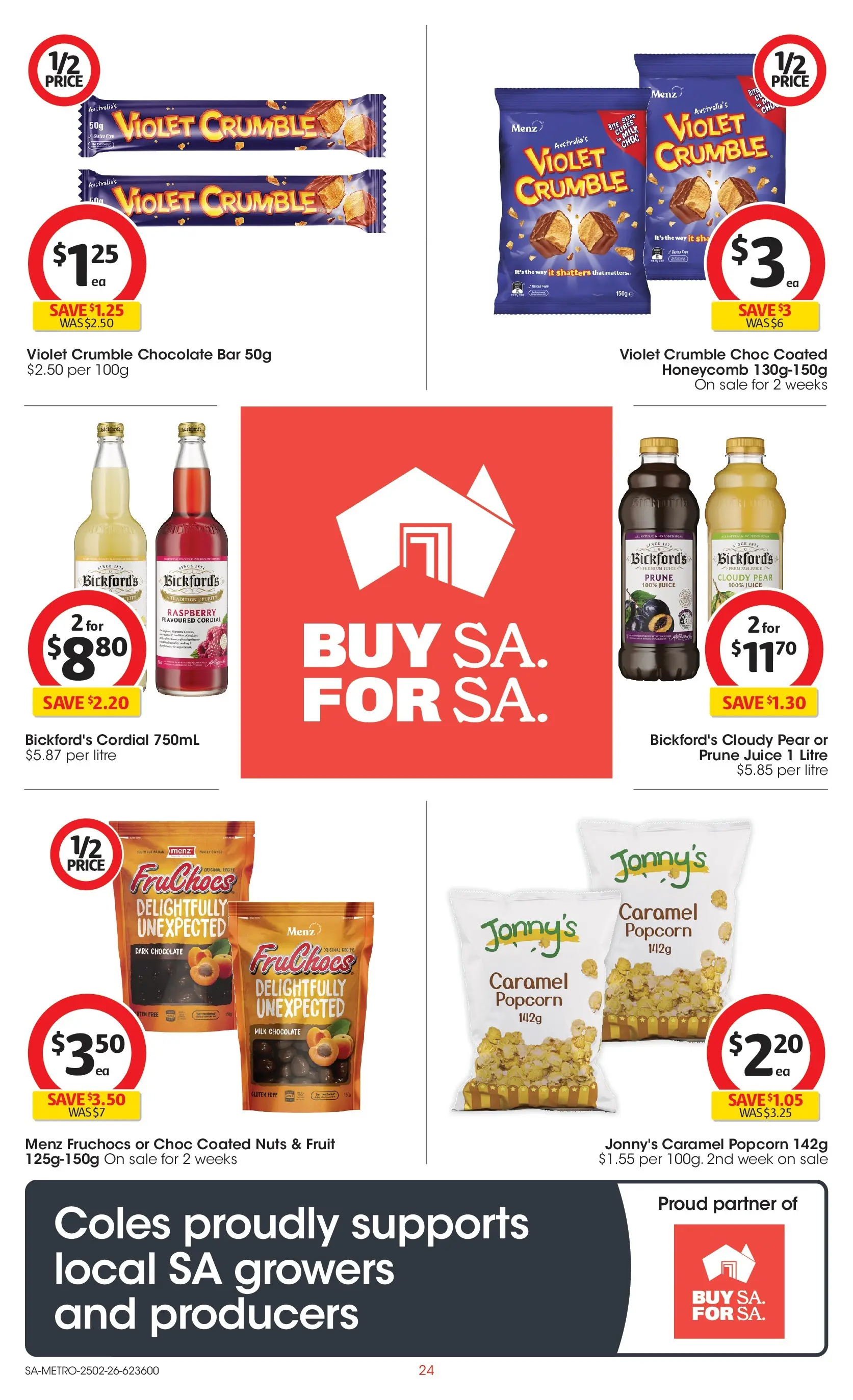 ﻿Coles catalogue valid from 25/02/2026 > Online Australia | Page: 24 | Products: Milk, Juice, Pear, Raspberry