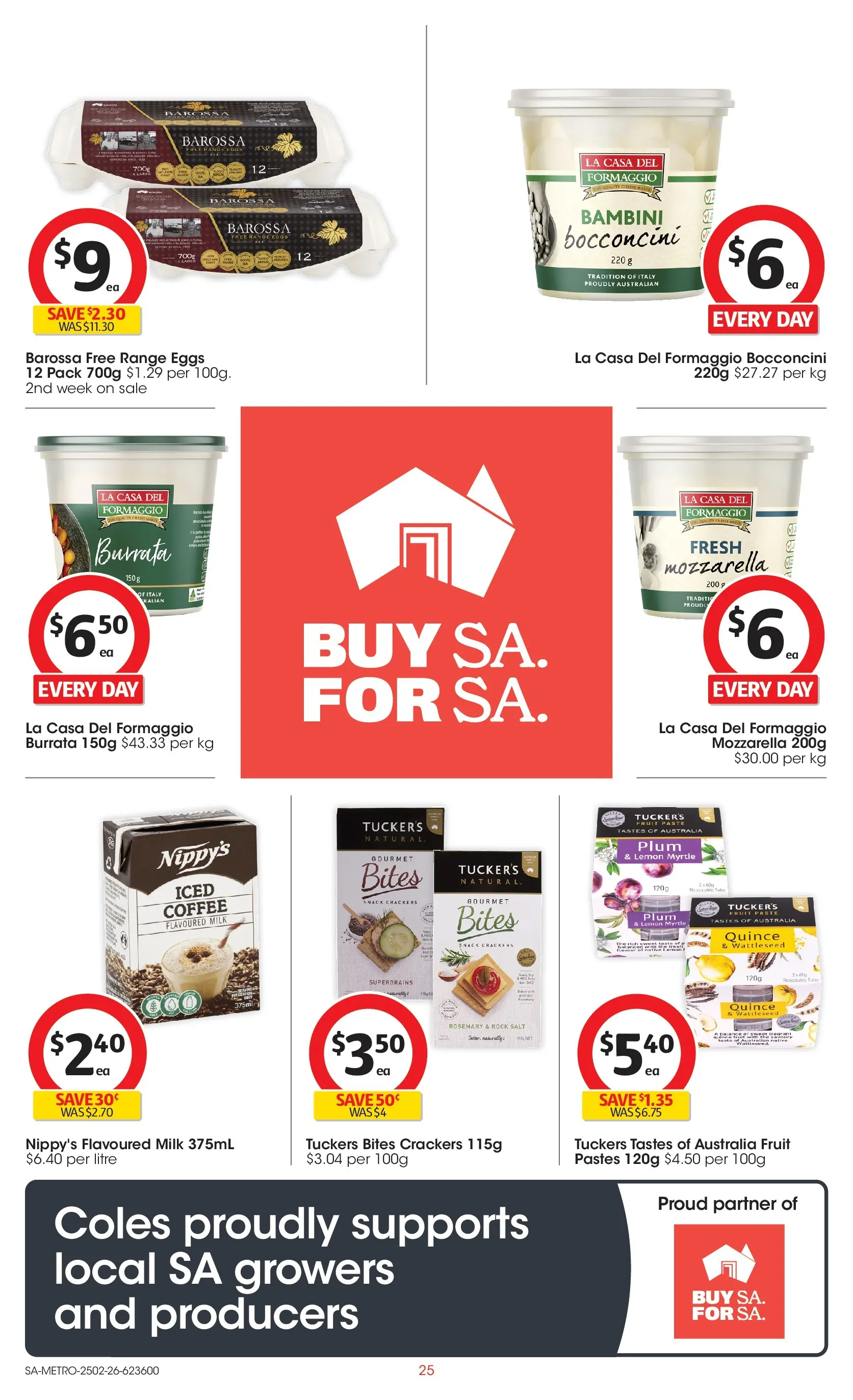 ﻿Coles catalogue valid from 25/02/2026 > Online Australia | Page: 25 | Products: Milk, Cheese, Eggs, Lemon