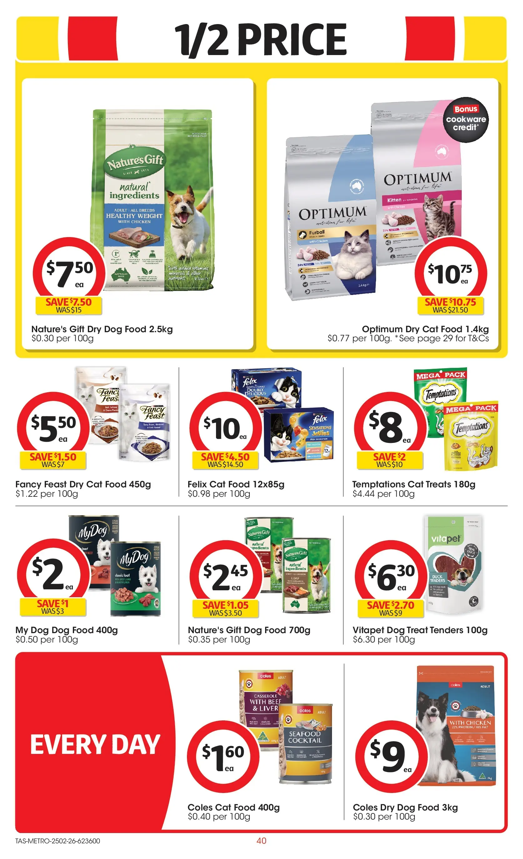﻿Coles catalogue valid from 24/02/2026 > Online Australia | Page: 40 | Products: Duck, Beef, Cookware, Seafood