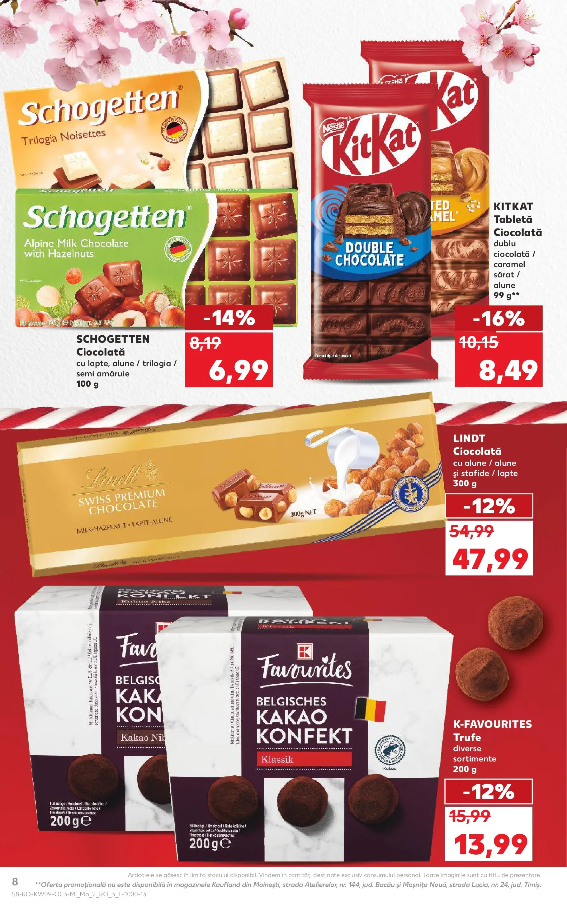 Catalog Kaufland - Viseu de Sus 24.02.2026 - Revista si Oferta | Pagină: 8 | Produse: Tabletă, Lapte, Ciocolată, Stafide