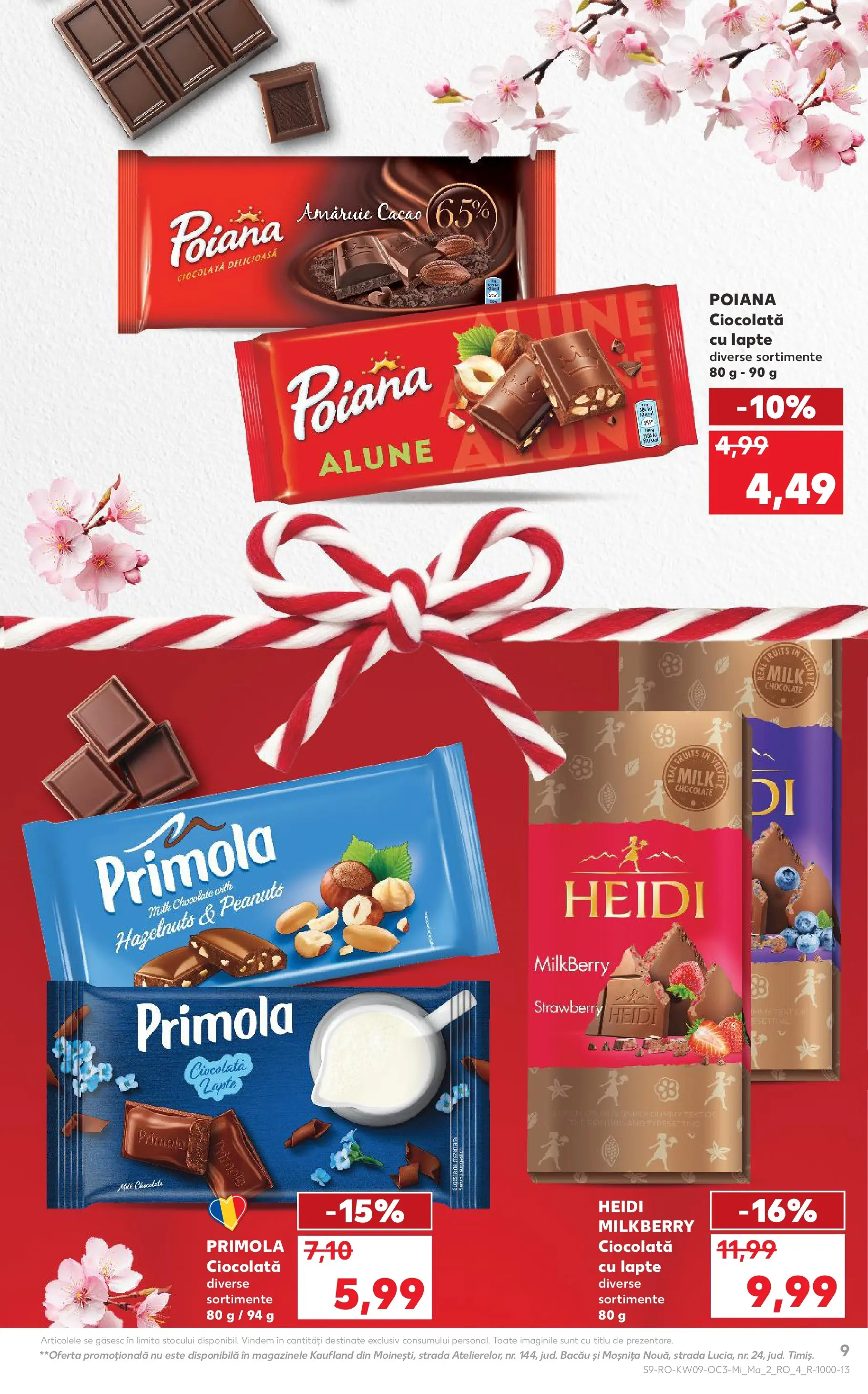 Catalog Kaufland - Viseu de Sus 24.02.2026 - Revista si Oferta | Pagină: 9 | Produse: Alune, Lapte, Ciocolată, Cacao