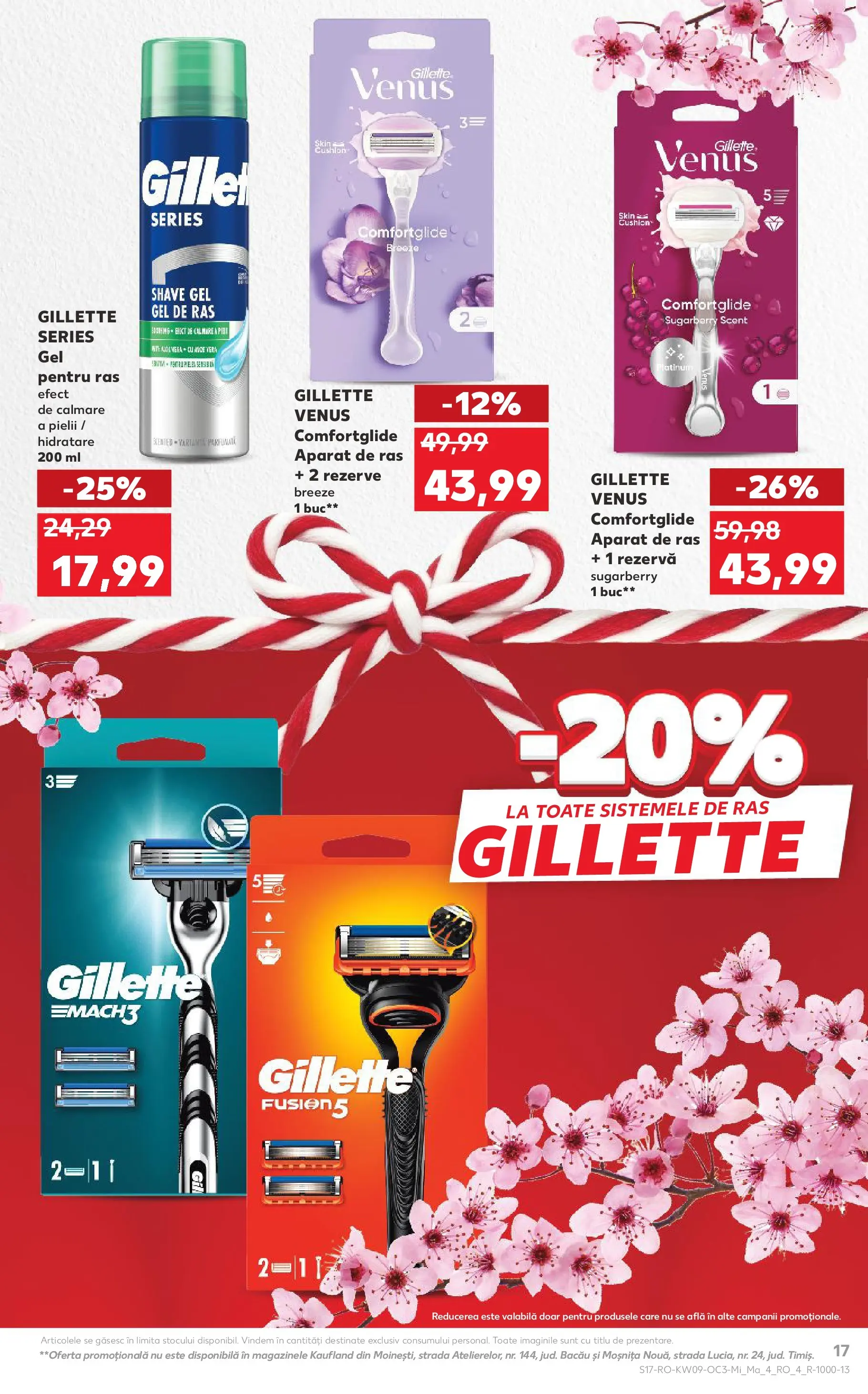 Catalog Kaufland - Viseu de Sus 24.02.2026 - Revista si Oferta | Pagină: 17 | Produse: Gel de ras, Aparat De Ras