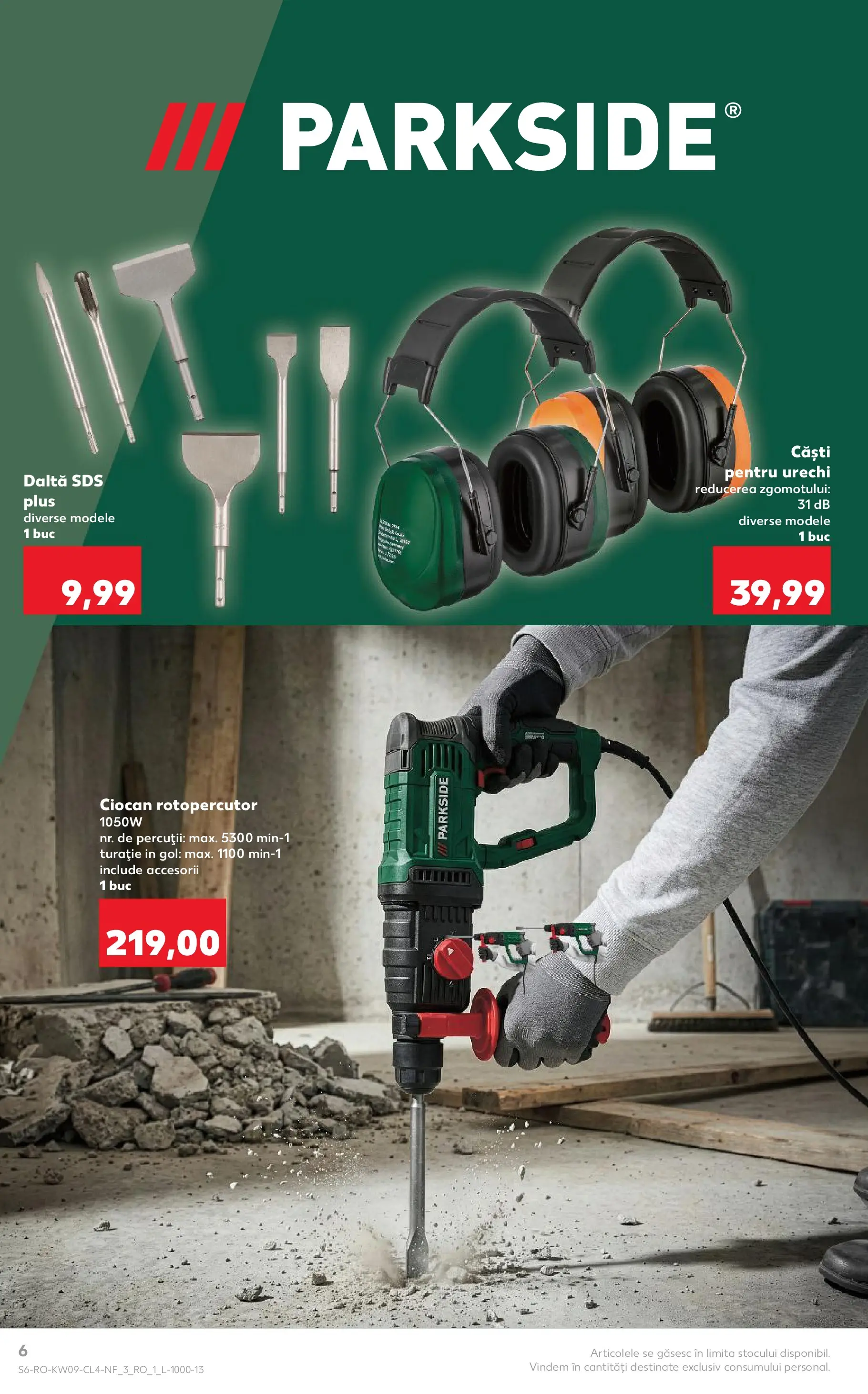 Catalog Kaufland - Comarnic 24.02.2026 - Revista si Oferta | Pagină: 6 | Produse: Căști, Ciocan rotopercutor