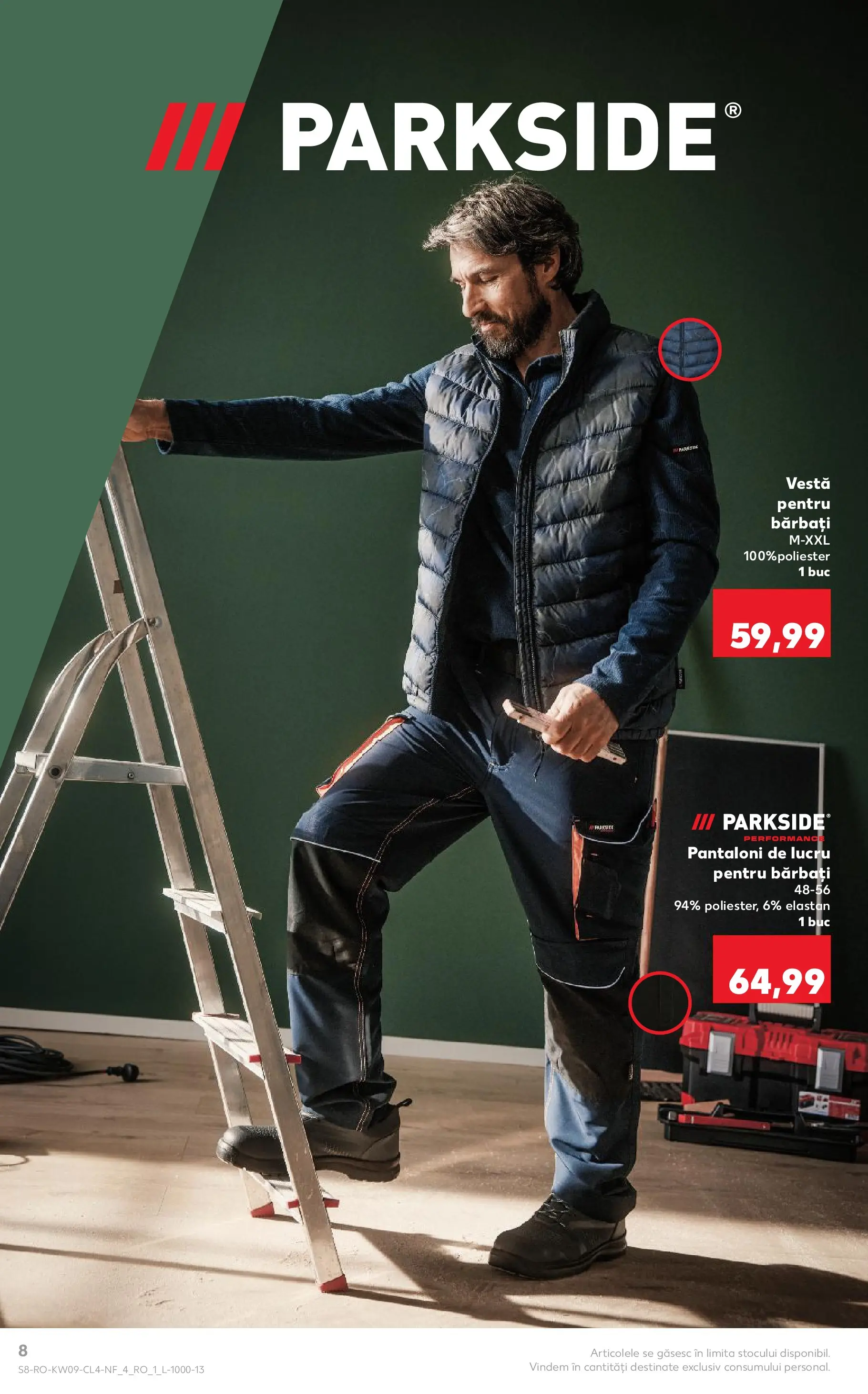 Catalog Kaufland - Comarnic 24.02.2026 - Revista si Oferta | Pagină: 8 | Produse: Vestă, Pantaloni