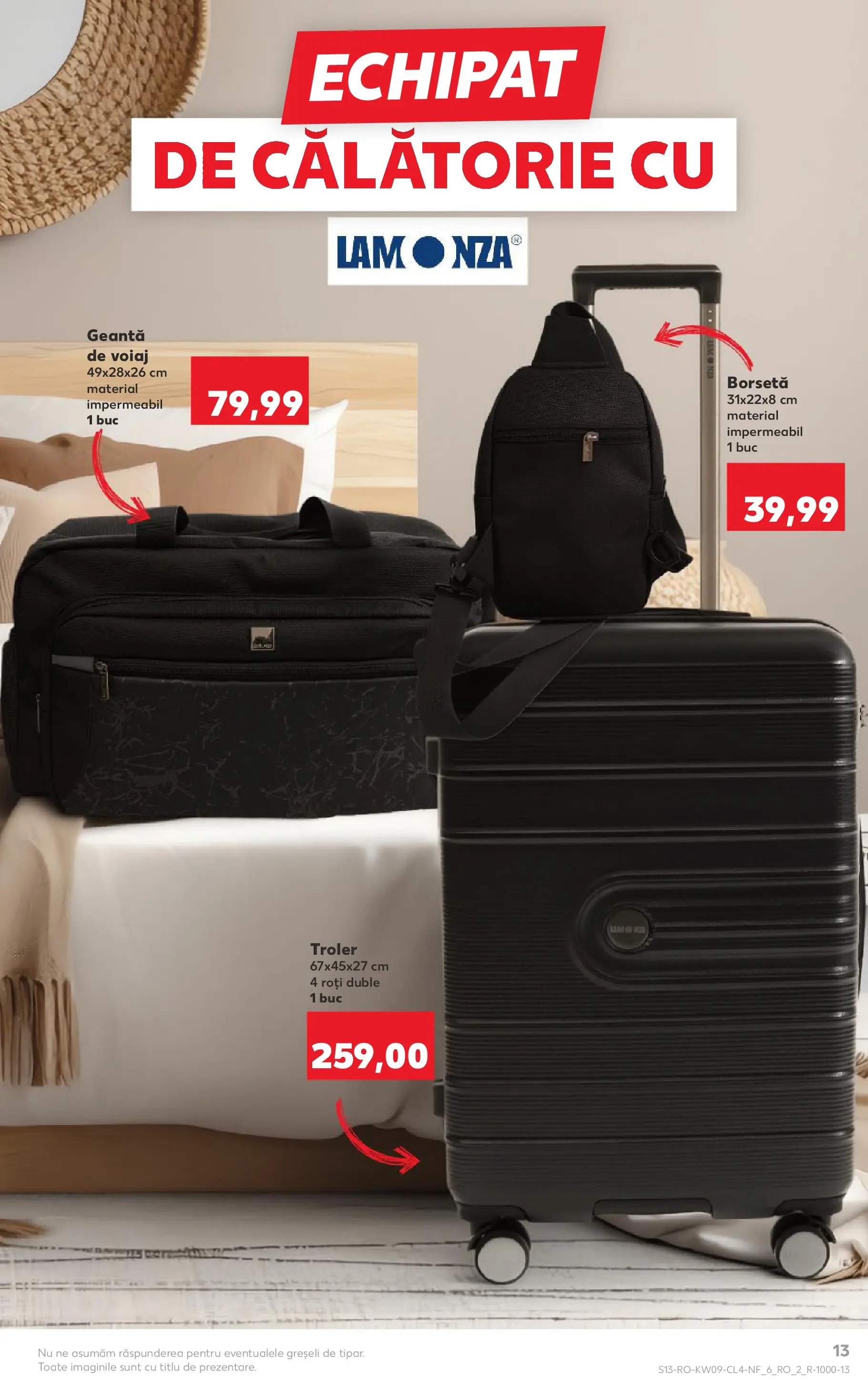 Catalog Kaufland - Comarnic 24.02.2026 - Revista si Oferta | Pagină: 13 | Produse: Geantă de voiaj, Geantă