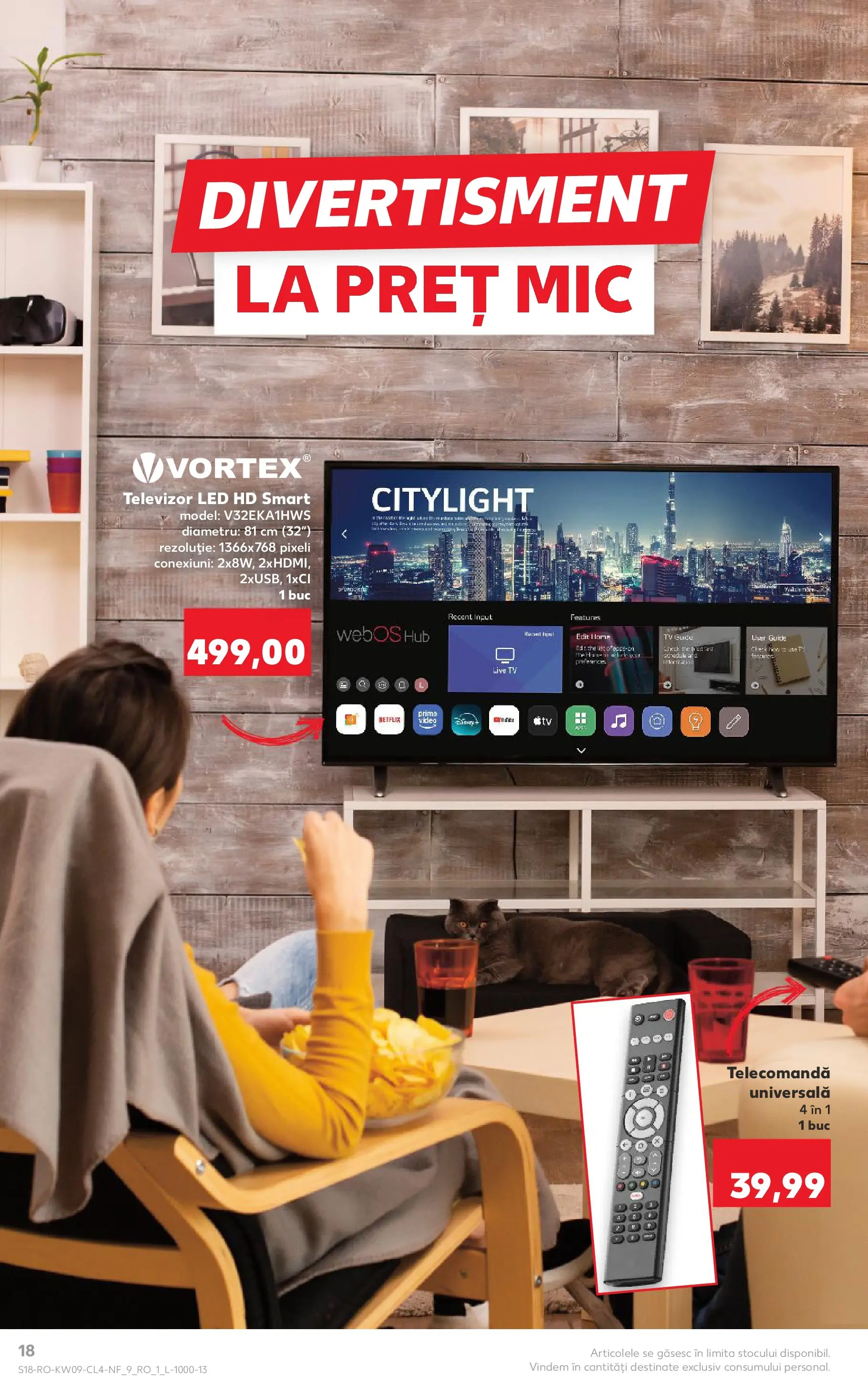 Catalog Kaufland - Comarnic 24.02.2026 - Revista si Oferta | Pagină: 18 | Produse: Vestiyer, Televizor, Babak