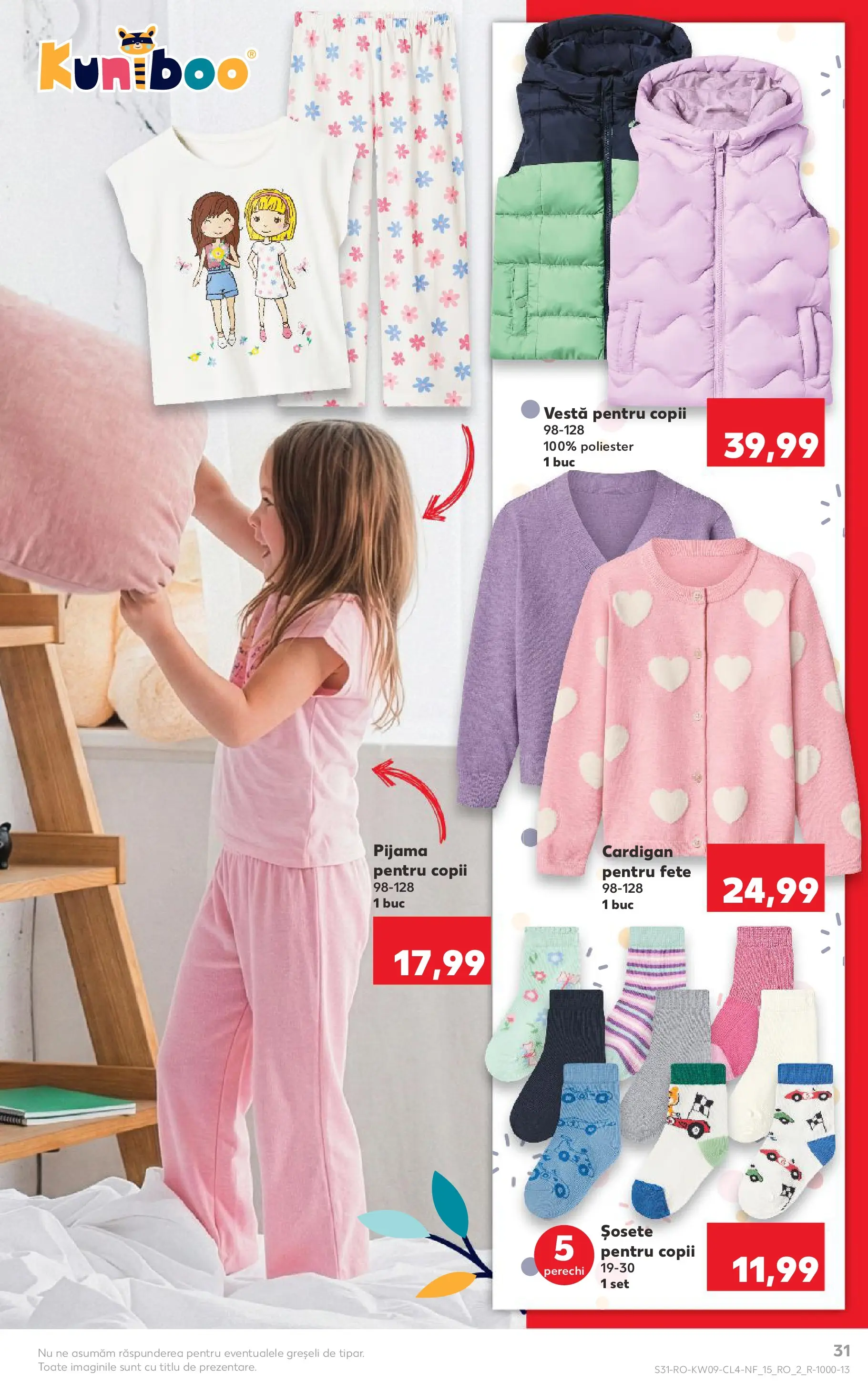 Catalog Kaufland - Comarnic 24.02.2026 - Revista si Oferta | Pagină: 31 | Produse: Cardigan, Vestă, Șosete
