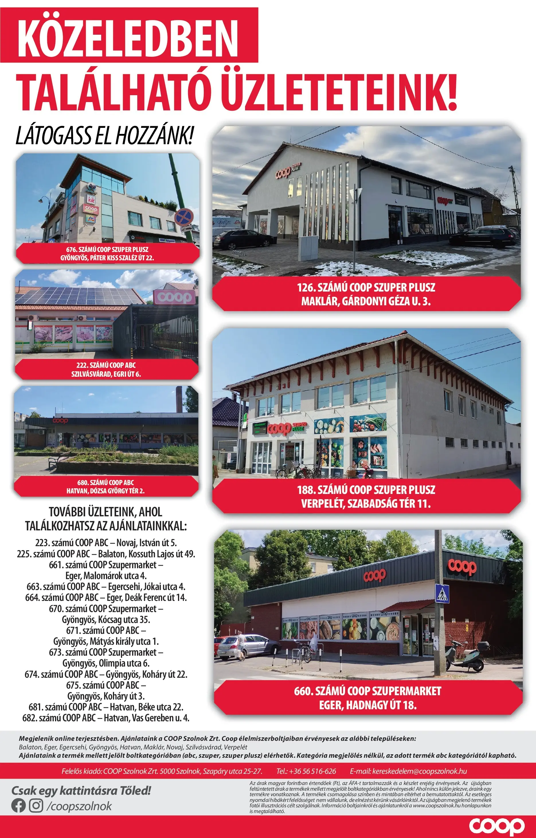 COOP Szolnok Akciós újság Gyöngyös - 2026.02.26. -tól/töl > akció, lapozható szórólap 🛍️ | Oldal: 6