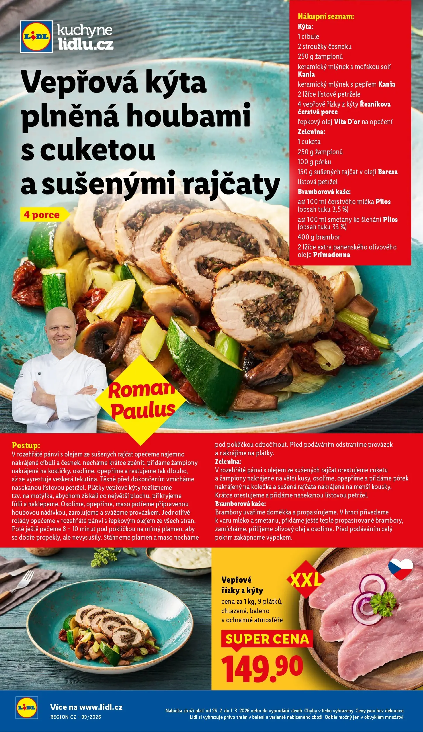 Lidl leták od 25.02.2026 - Nový akční leták | Strana: 28 | Produkty: Vepřové řízky, Lžíce, Petržel, Vepřová Kýta