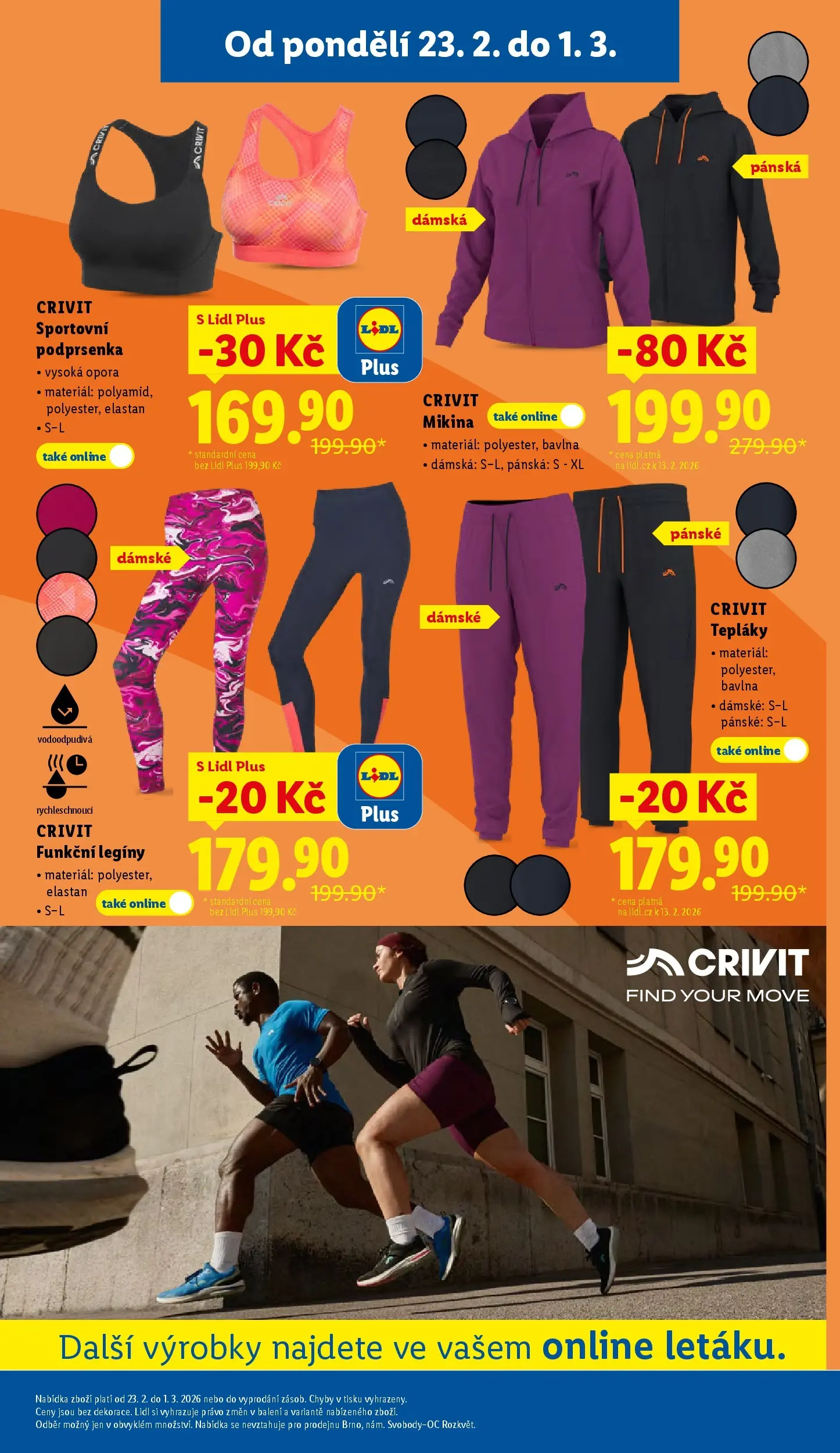 Lidl leták od 22.02.2026 - Nový akční leták | Strana: 37 | Produkty: Mikina, Podprsenka, Tepláky, Sportovní podprsenka