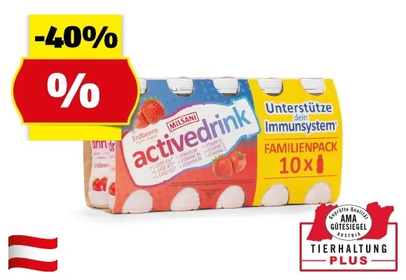 MILSANI Active Drink, 10 x 100 g