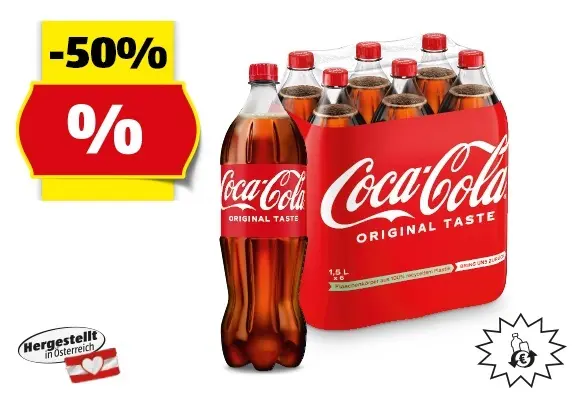 Fanta / COCA COLA Limonaden, 1,5 l