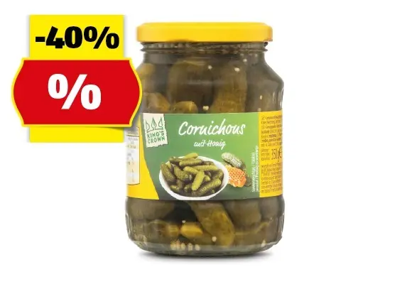 KING&rsquo;S CROWN Feine Cornichons, 350 g