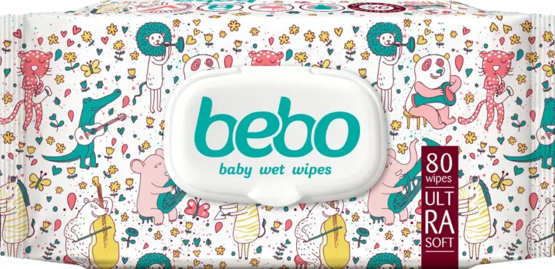 Бебо/Silkline Бебешки влажни кърпички различни видове