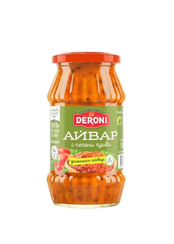 DERONI Домашен айвар с печени чушки