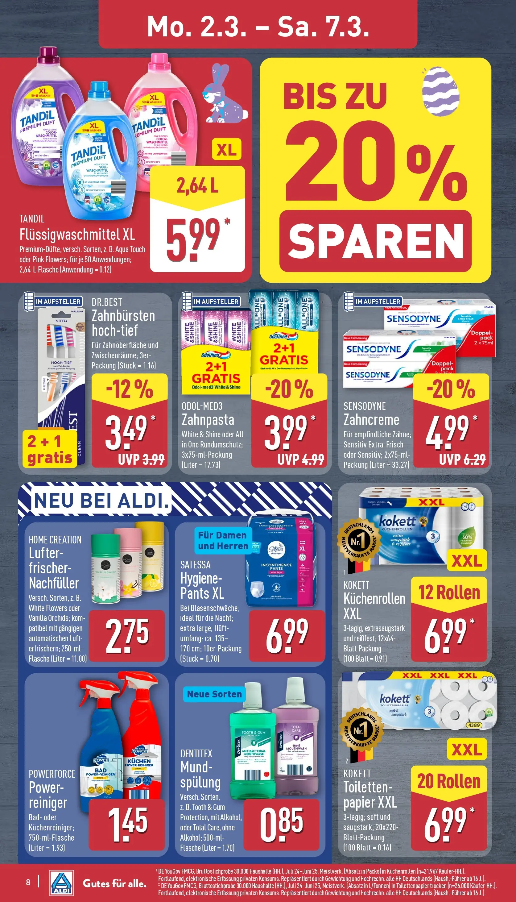 Aldi Wochenangebote (ab 02.03.2026) » Angebote Online | Seite: 13 | Produkte: Bad, Spülung, Kuchen, Home creation