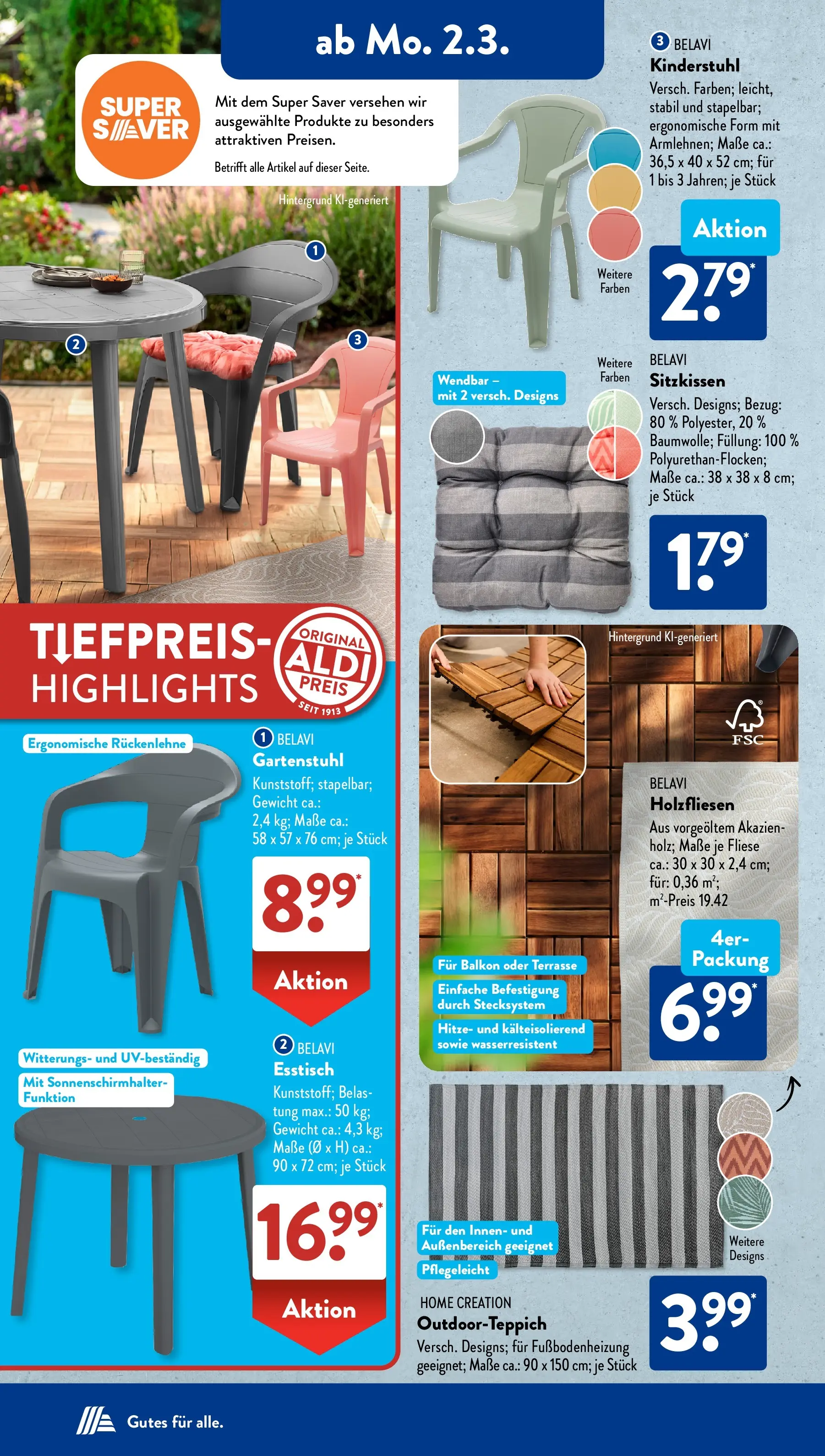 Aldi Süd Wochenangebote (ab 02.03.2026) zum Blättern | Seite: 12 | Produkte: Gewicht, Belavi, Esstisch, Home creation
