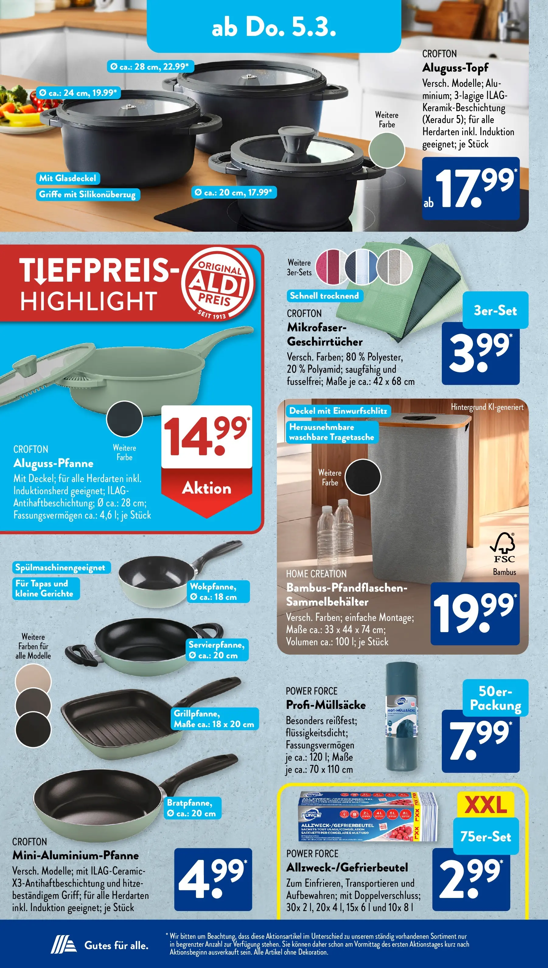 Aldi Süd Wochenangebote (ab 02.03.2026) zum Blättern | Seite: 20 | Produkte: Home creation