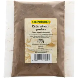 Pfeffer schwarz gemahlen
