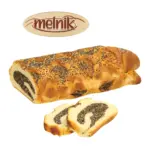 Mix Markt Hefegeb&auml;ck, mit Mohnf&uuml;llung, mit 0,9% Mohn bestreut, fertiggebacken, tiefgefroren - bis 28.02.2026