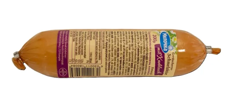 Ger&auml;ucherter Schmelzk&auml;se, mit Knoblauch, Fettstufe