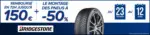 Speedy Pneus Bridgestone : jusqu'&agrave; 150&euro; rembours&eacute;s en 72h et -50% sur le montage - au 12.04.2026