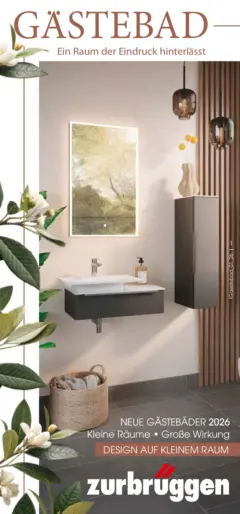 Zurbrüggen - Gästebad ab 18.02.2026 gültig