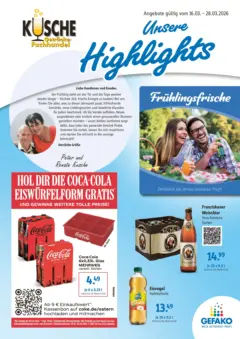 Angebote - Getränke Kusche: Angebote ab 15.03.2026 gültig