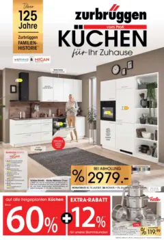 Zurbrüggen Küchen für Ihr Zuhause ab 22.02.2026 gültig | Seite: 11 | Produkte: Gefrierschrank, Geschirrspüler, Küche, Kühlschrank