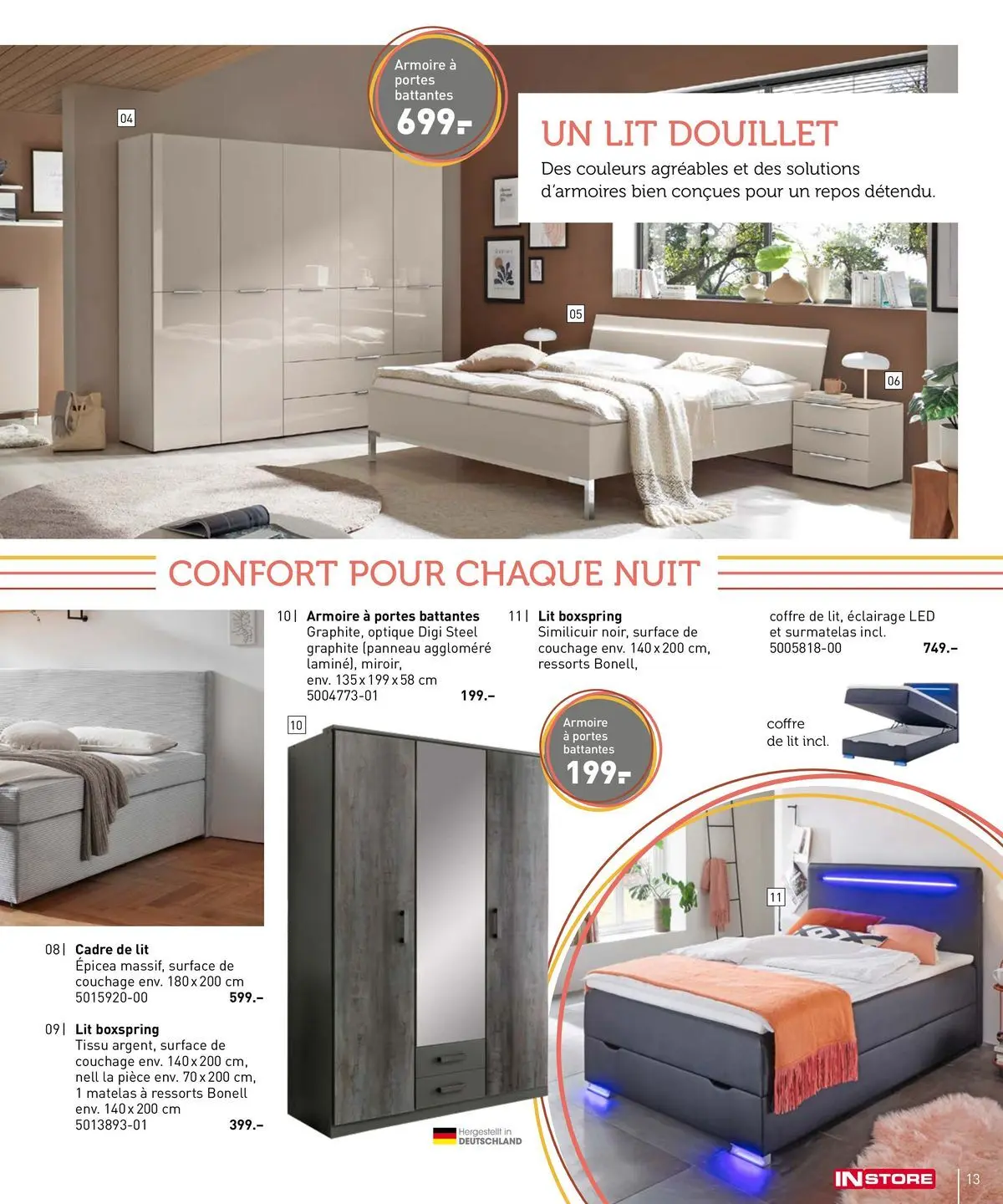 Möbel Martin - Amenagér, c'est facile! à partir du 27/02/2026 - promo en ligne | Page: 13 | Produits: Surmatelas, Store, Armoire, Portes