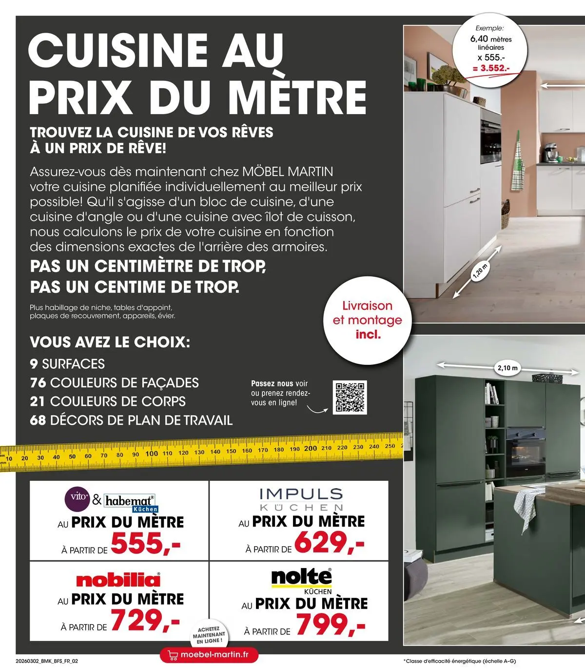 Möbel Martin - Möbel Martin: Offres hebdomadaires à partir du 01/03/2026 - promo en ligne | Page: 2 | Produits: Mètre